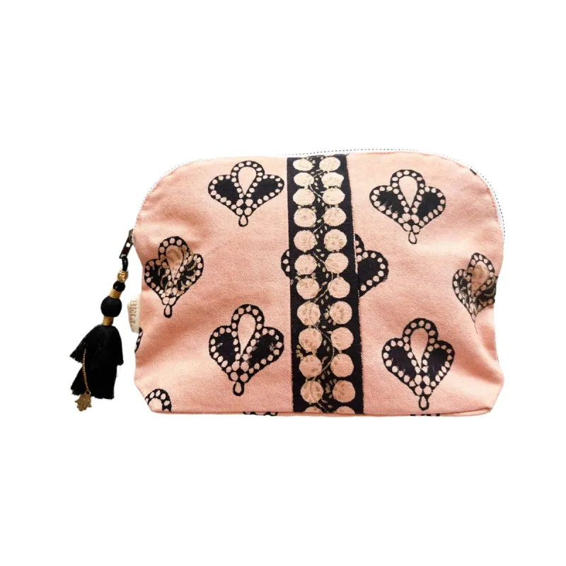 Peach/Black Clamshell Bag sold by Alicia Bell