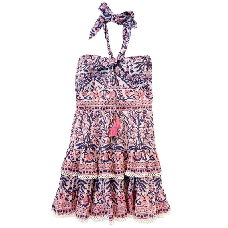 Pink/ Navy Ariel Mini Dress sold by Alicia Bell