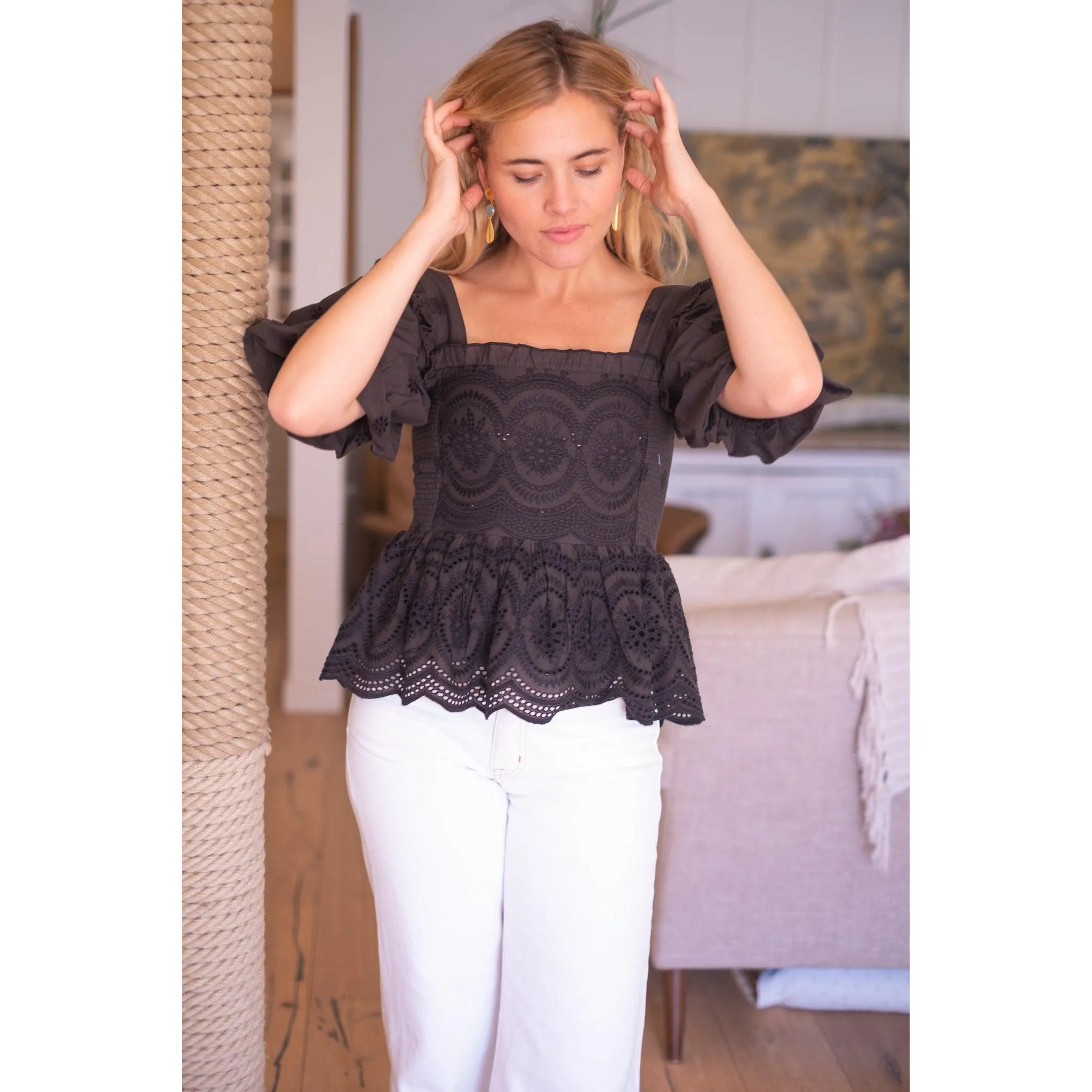 Black Scarlett Top sold by Alicia Bell product image thumbnail 3
