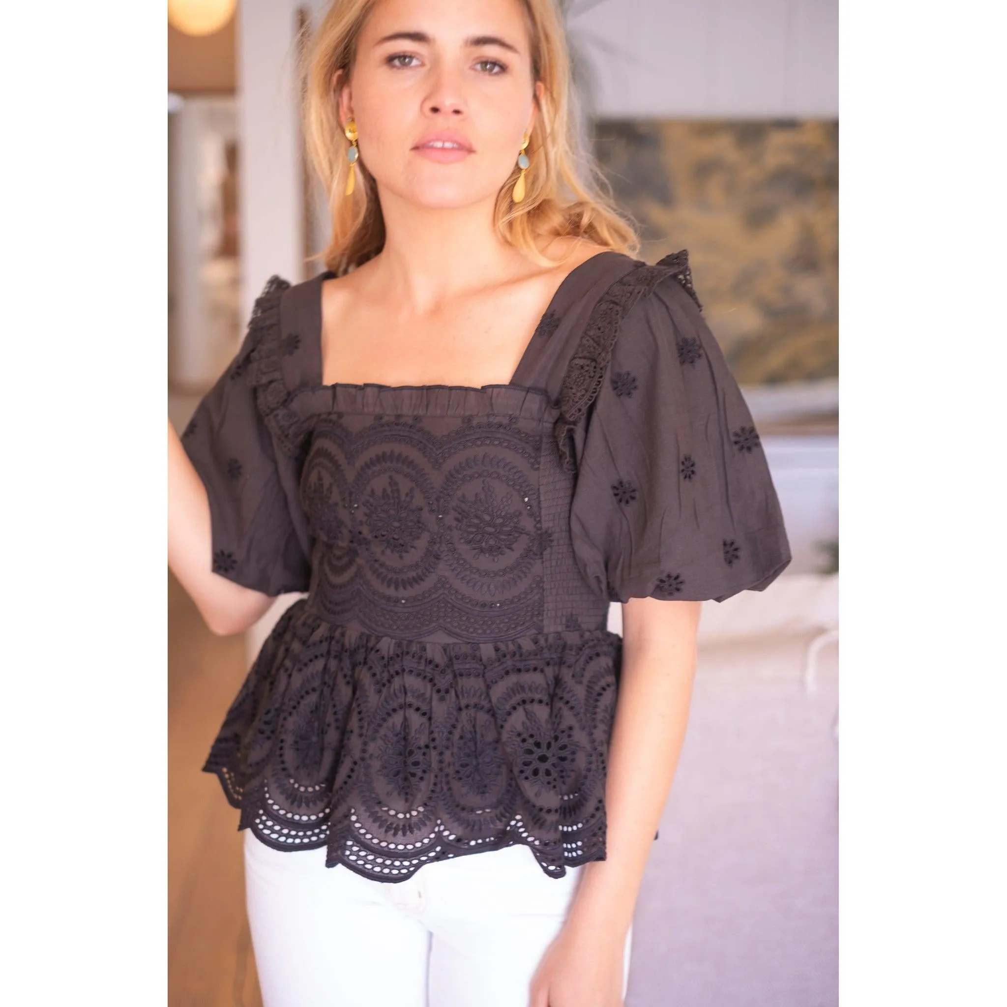 Black Scarlett Top sold by Alicia Bell product image thumbnail 5