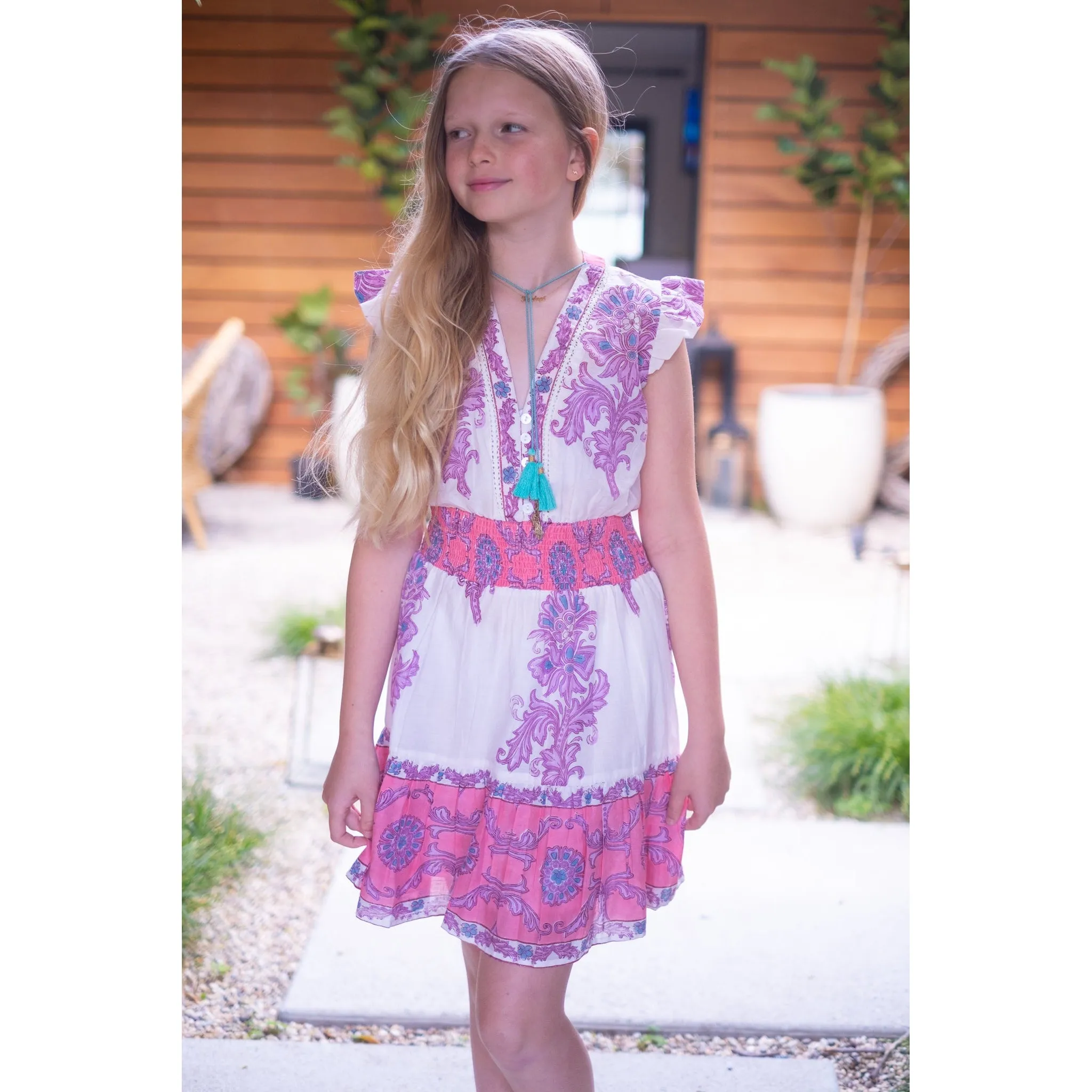Flower Annabelle Mini Dress sold by Alicia Bell product image thumbnail 3