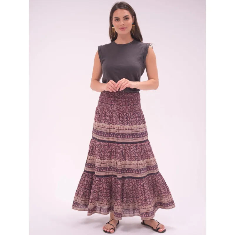 Metallic Mandy Maxi Skirt sold by Alicia Bell