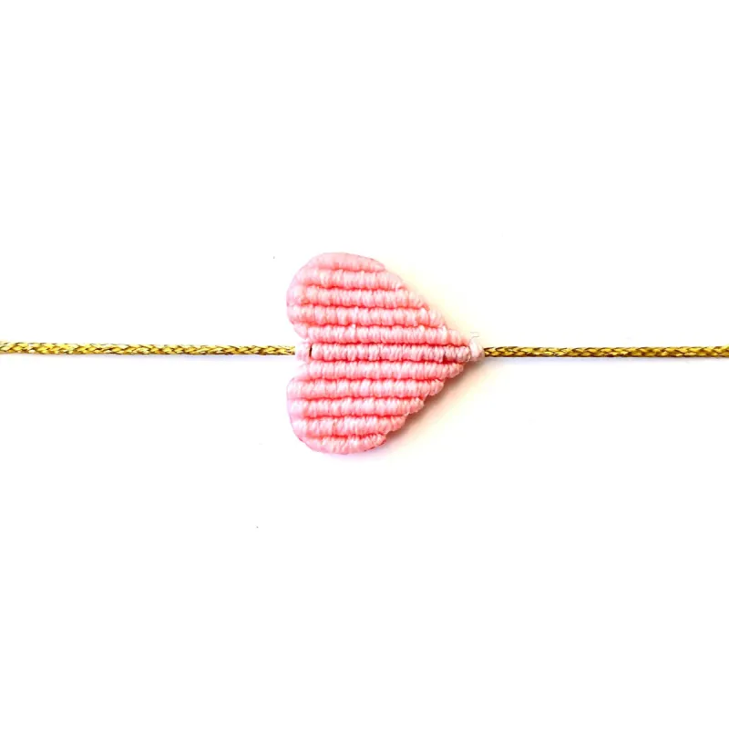 Large Light Pink Heart Bracelet sold by Alicia Bell