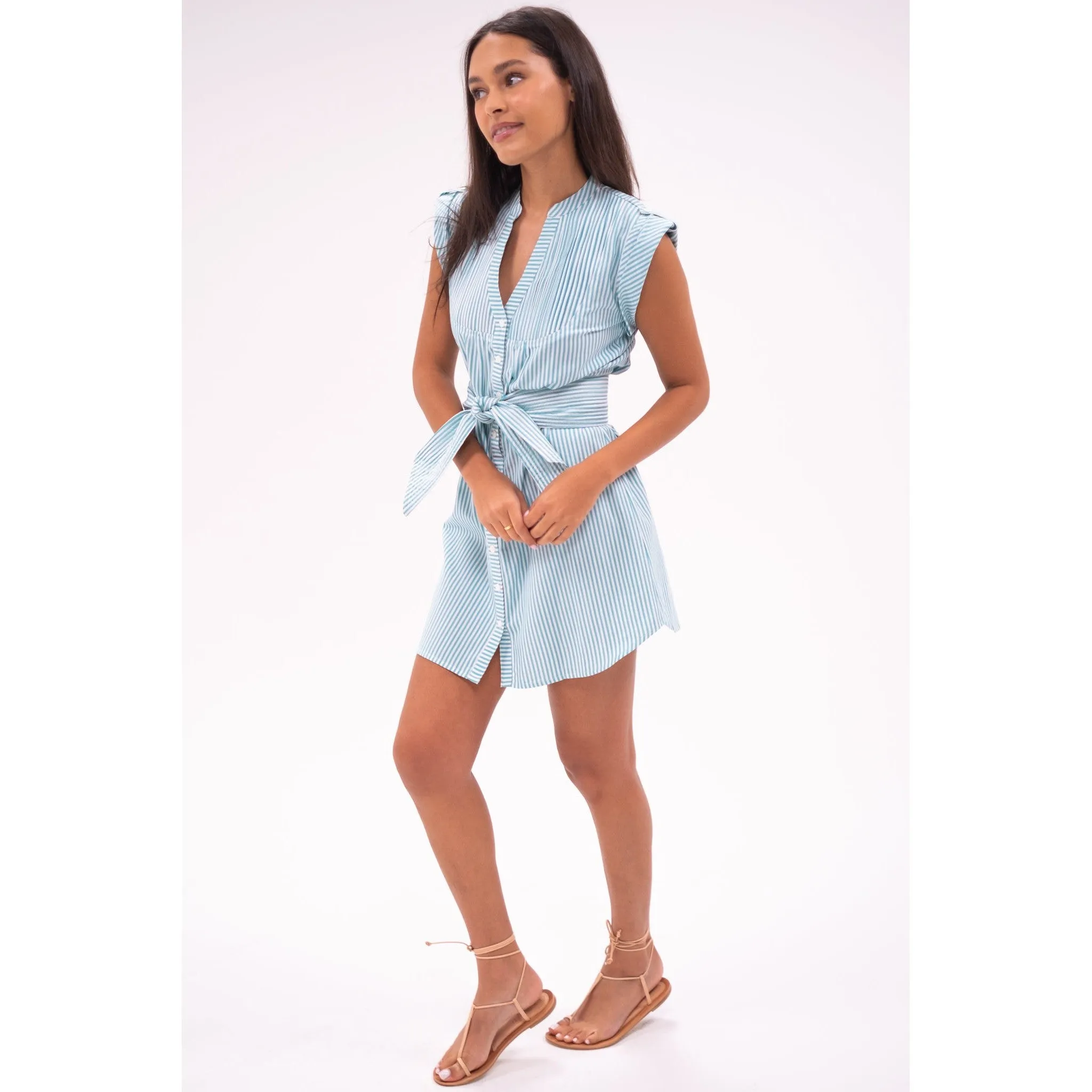 Kat Mini Shirt Dress sold by Alicia Bell