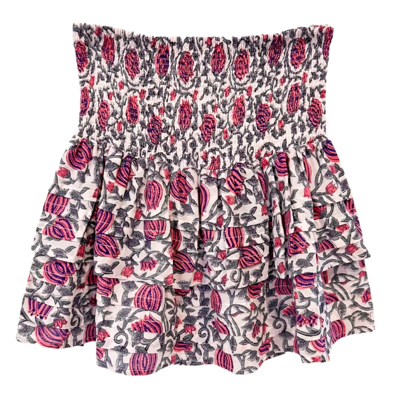 Pleated Smocked Mini Skirt - Cotton sold by Alicia Bell