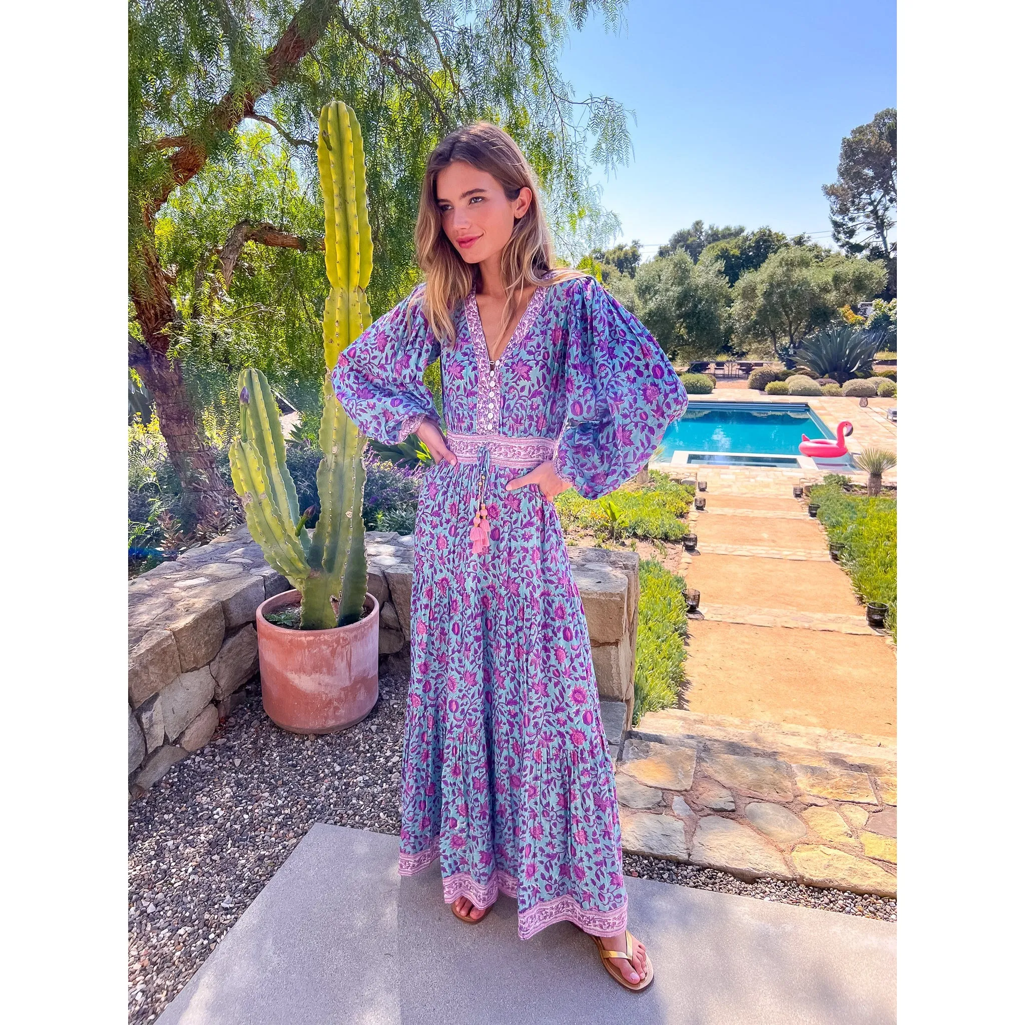 Clover Maxi Dress sold by Alicia Bell product image thumbnail 3