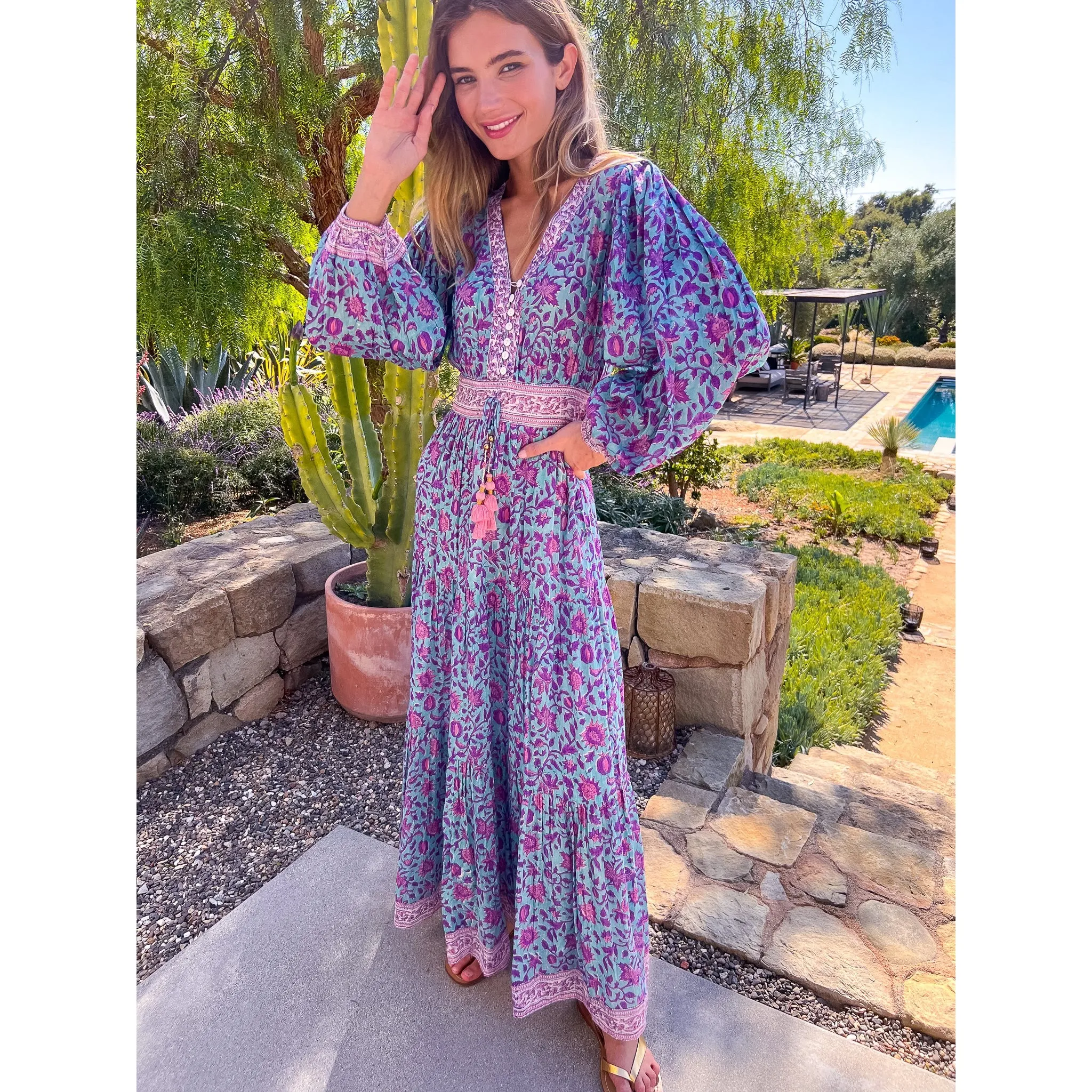 Clover Maxi Dress sold by Alicia Bell product image thumbnail 5