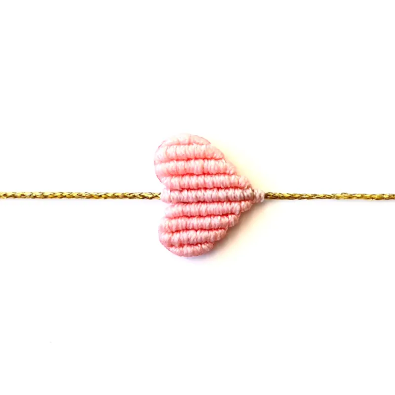 Small Light Pink Heart Bracelet sold by Alicia Bell