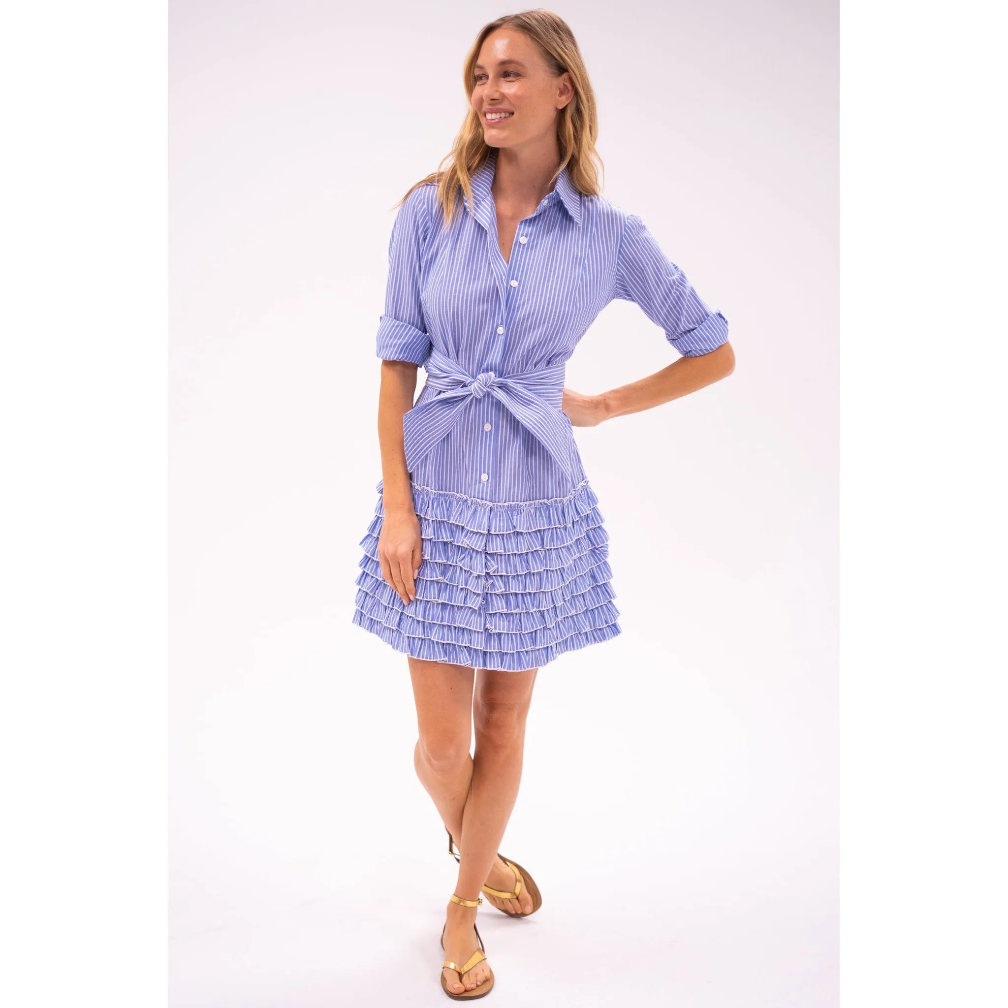 Ruffle Shirt Dress sold by Alicia Bell