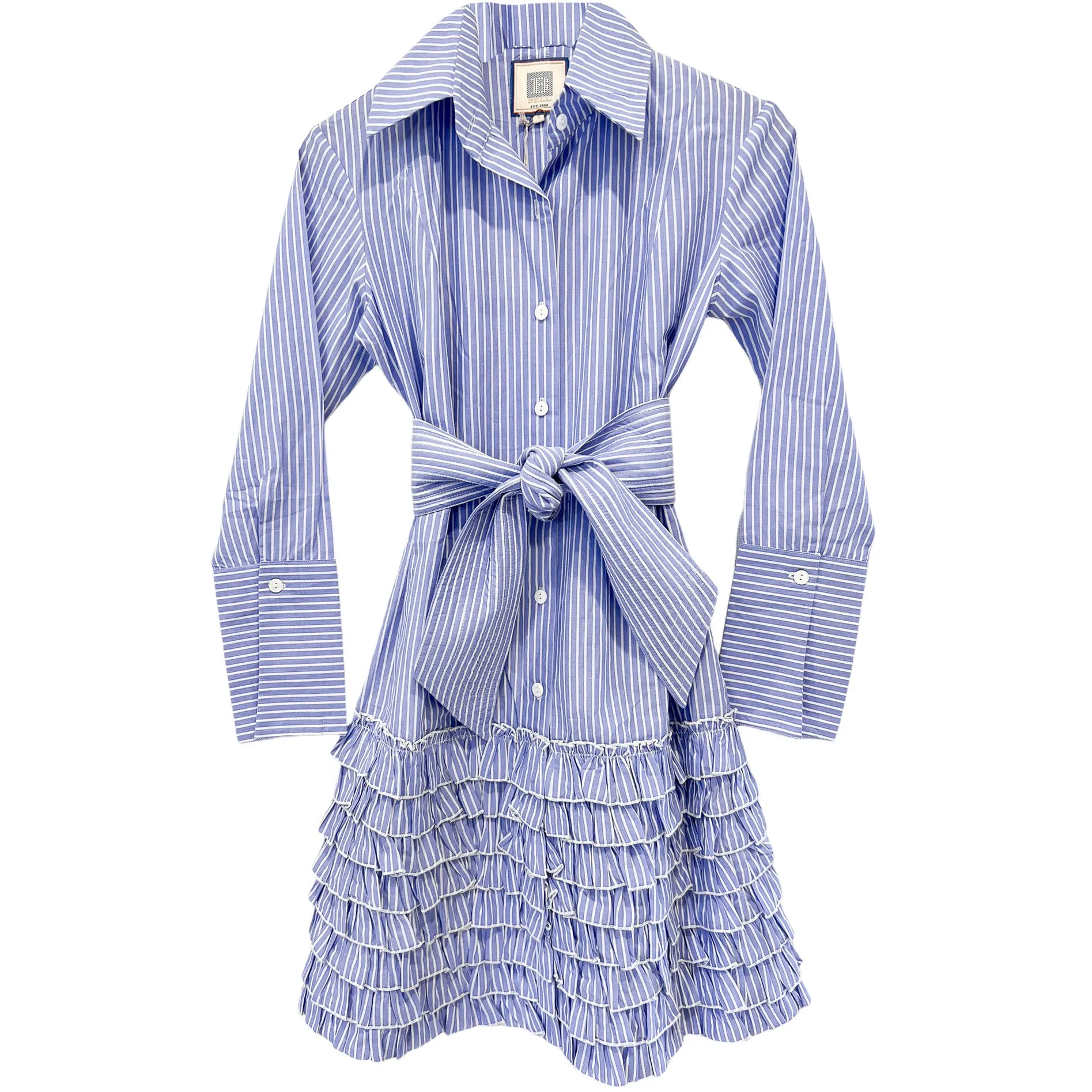 Ruffle Shirt Dress sold by Alicia Bell product image thumbnail 2