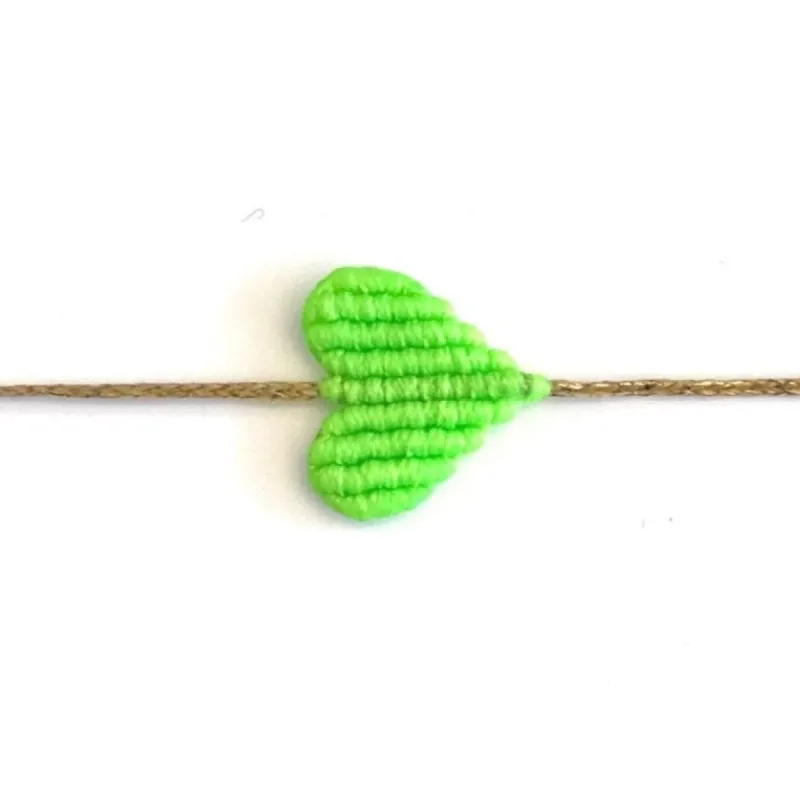 Large Bright Green Heart Bracelet sold by Alicia Bell