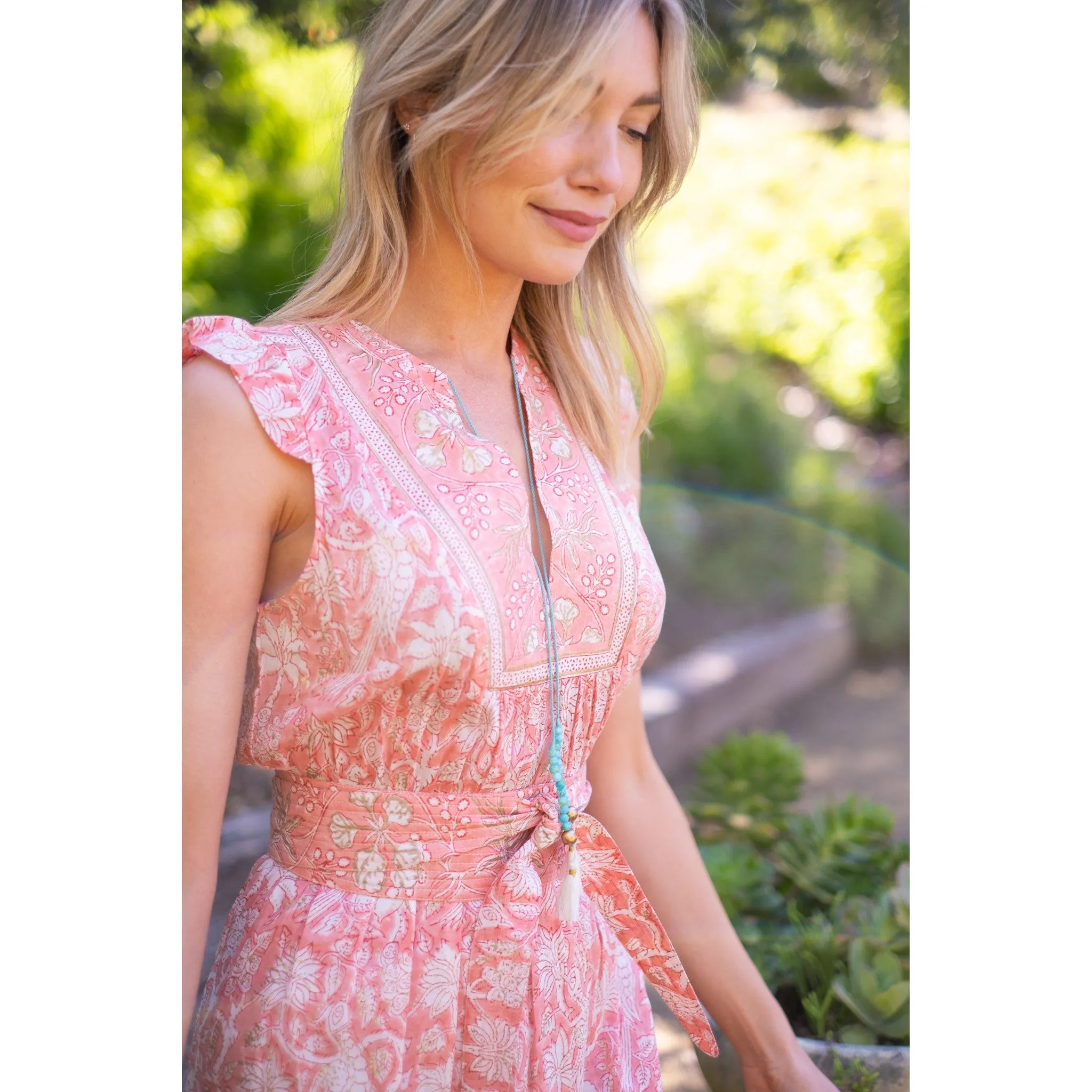 Peach Lola Maxi Dress sold by Alicia Bell product image thumbnail 3