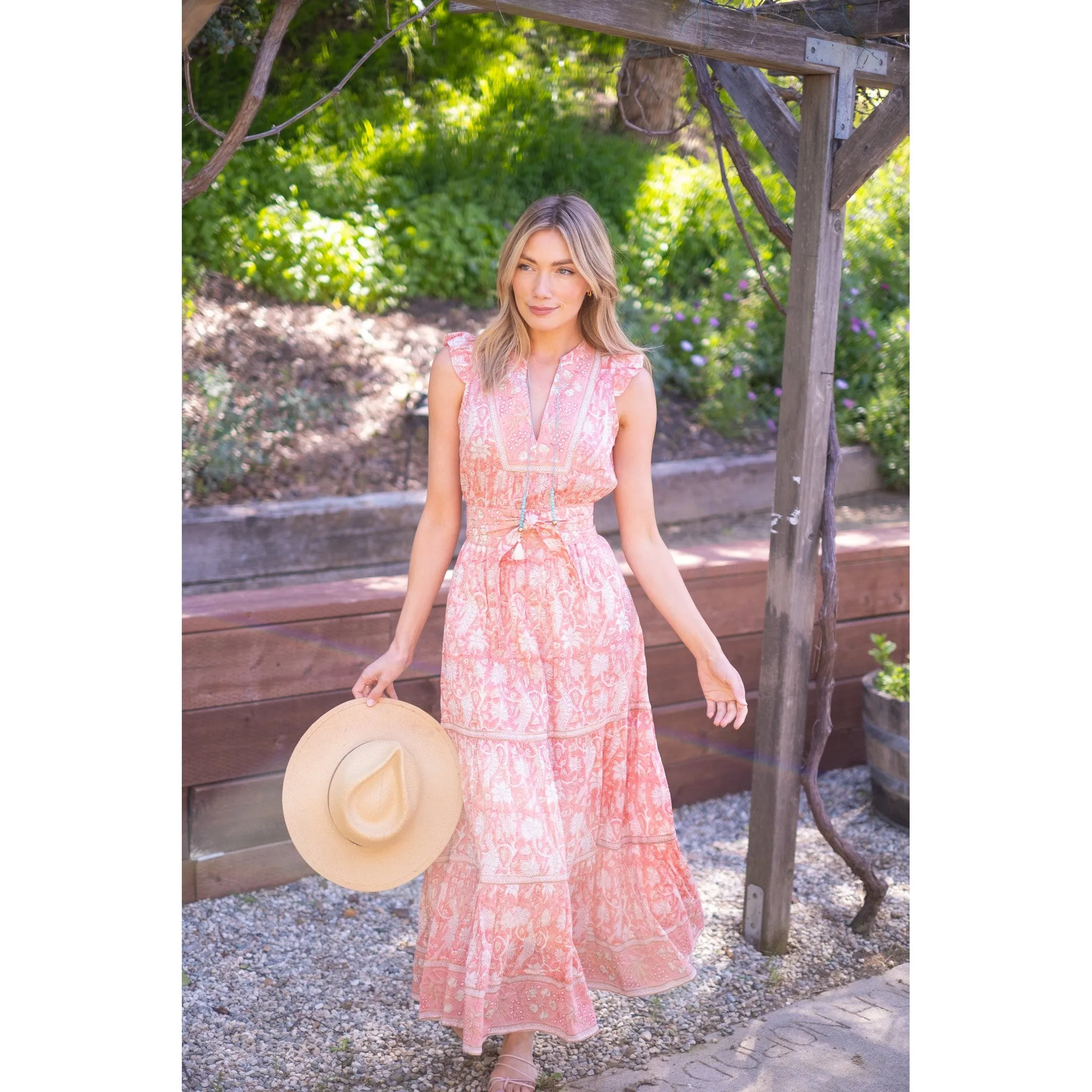 Peach Lola Maxi Dress sold by Alicia Bell