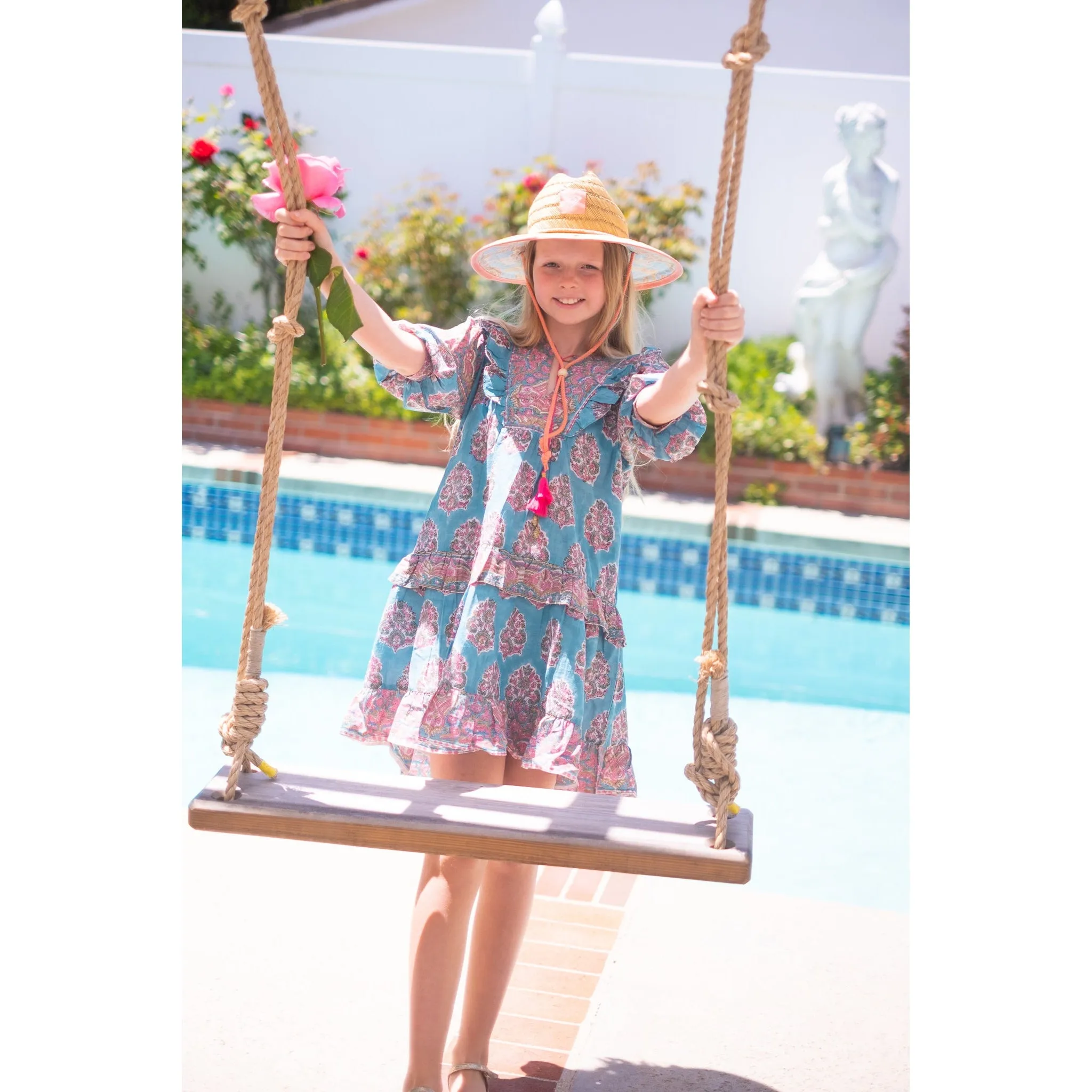 Teal Kaiya Dress sold by Alicia Bell product image thumbnail 2