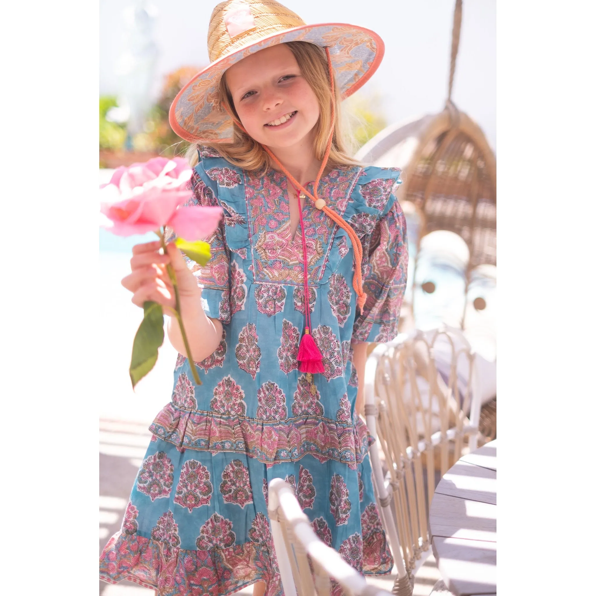 Teal Kaiya Dress sold by Alicia Bell product image thumbnail 4