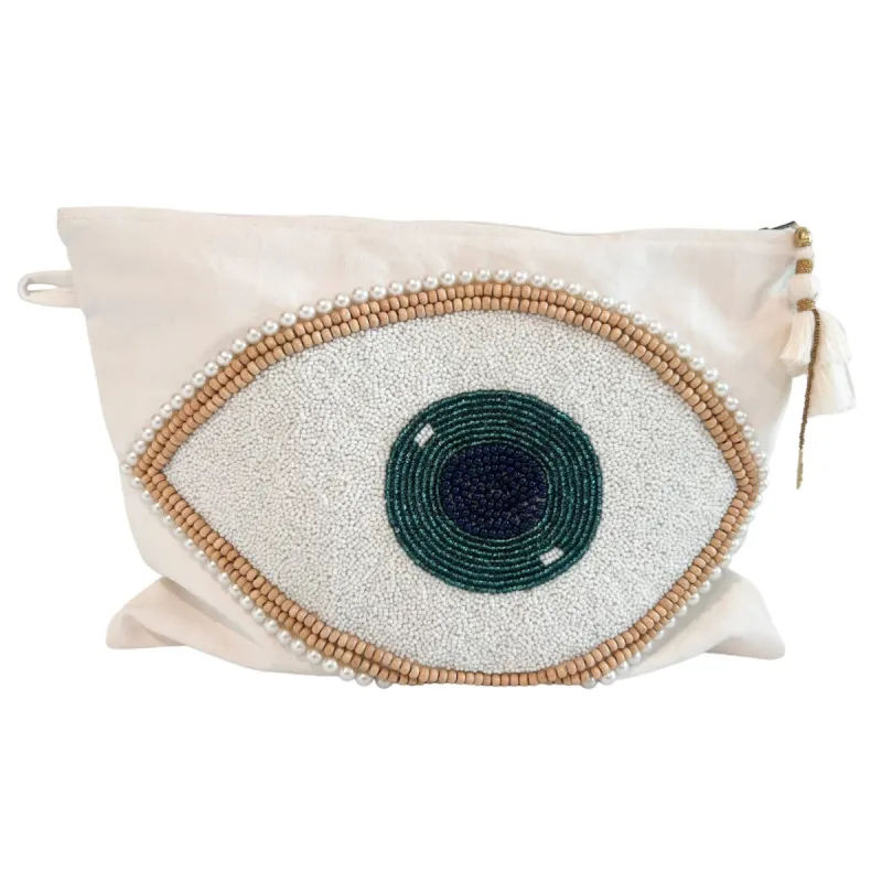 Evil Eye Clutch sold by Alicia Bell