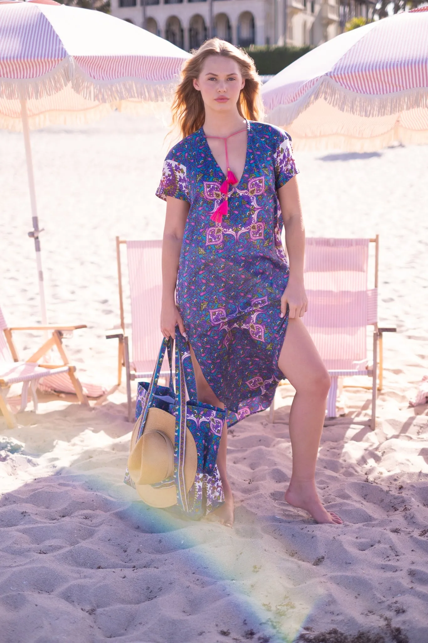 Kaftan Tunic Dress sold by Alicia Bell product image thumbnail 5