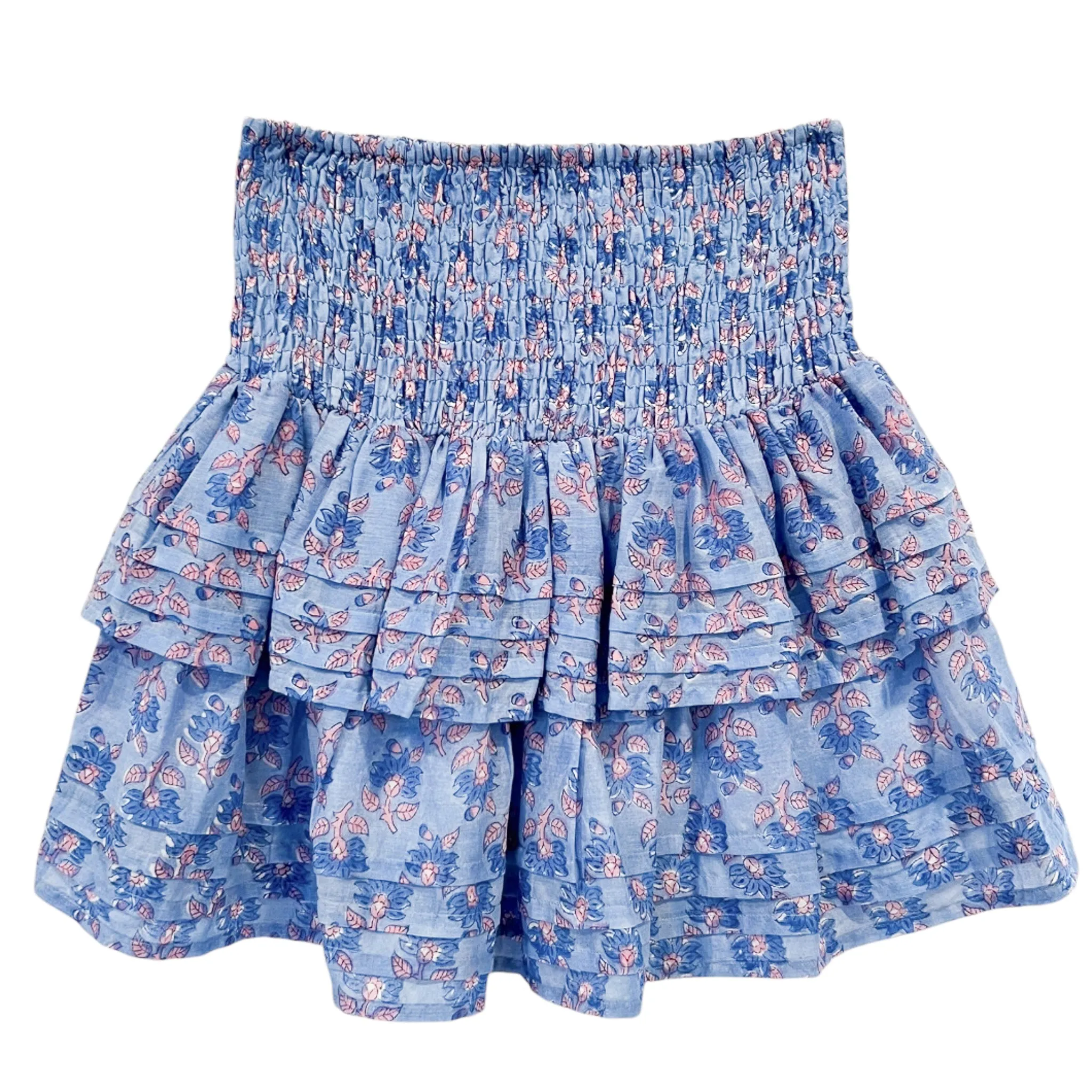 Pleated Smocked Mini Skirt sold by Alicia Bell