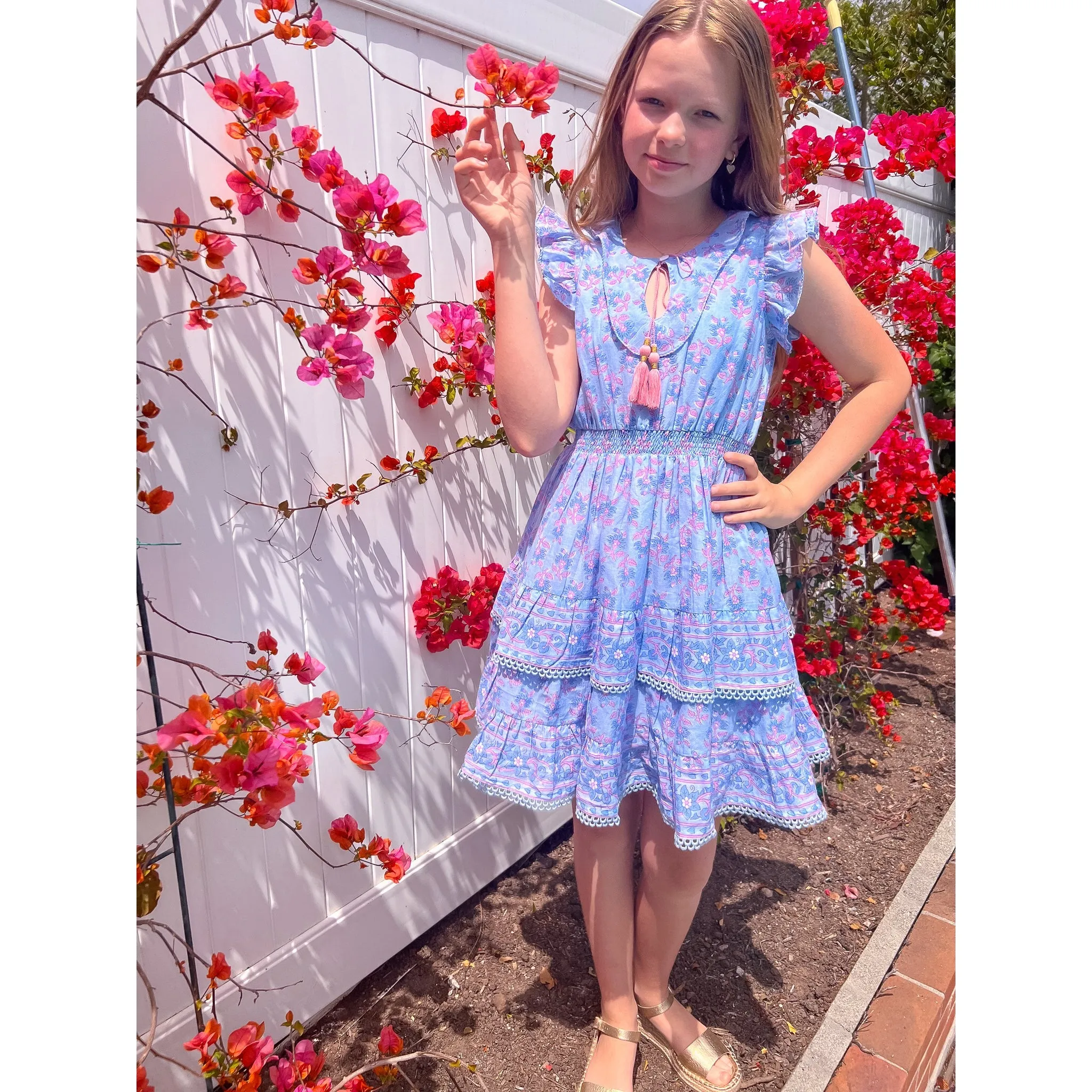 Girls Rebecca Mini Dress sold by Alicia Bell product image thumbnail 4