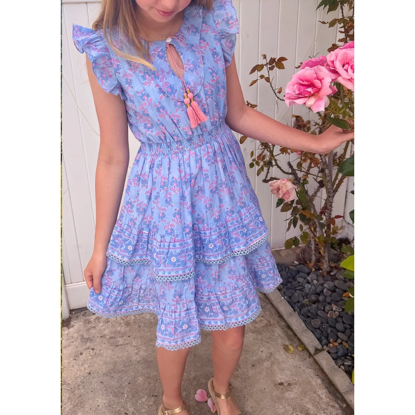 Girls Rebecca Mini Dress sold by Alicia Bell product image thumbnail 2