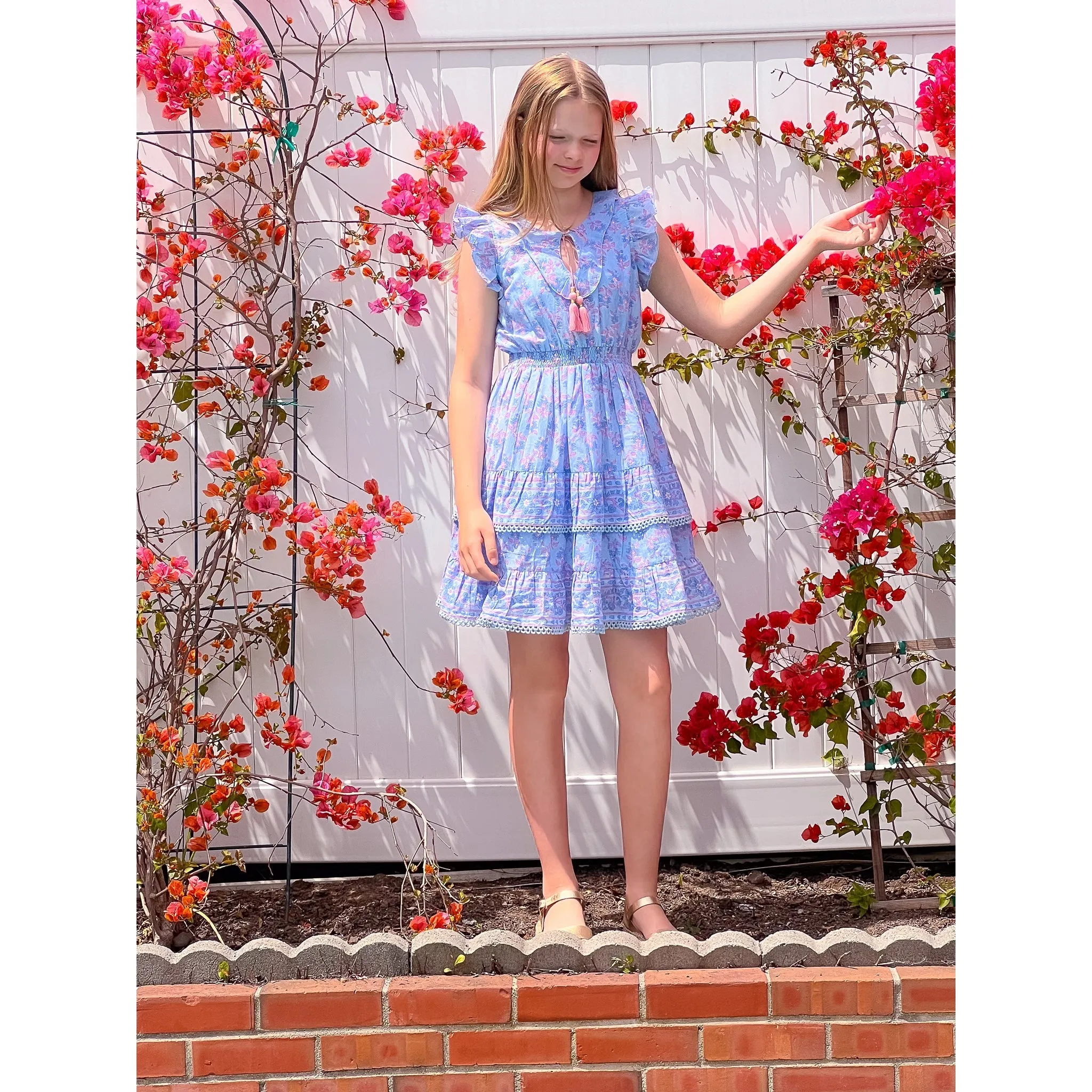 Girls Rebecca Mini Dress sold by Alicia Bell product image thumbnail 5