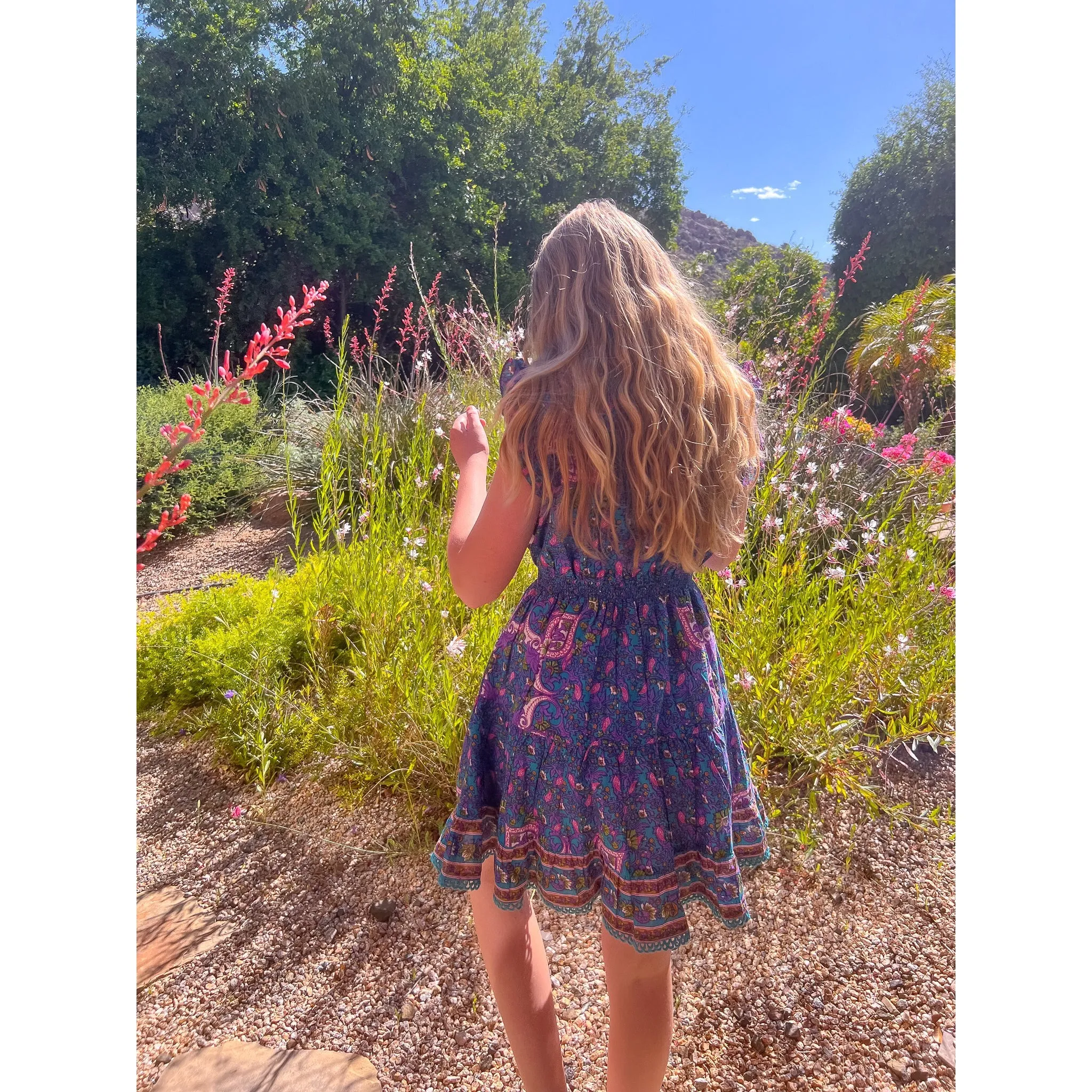 Girls Daphne Mini Dress sold by Alicia Bell product image thumbnail 3