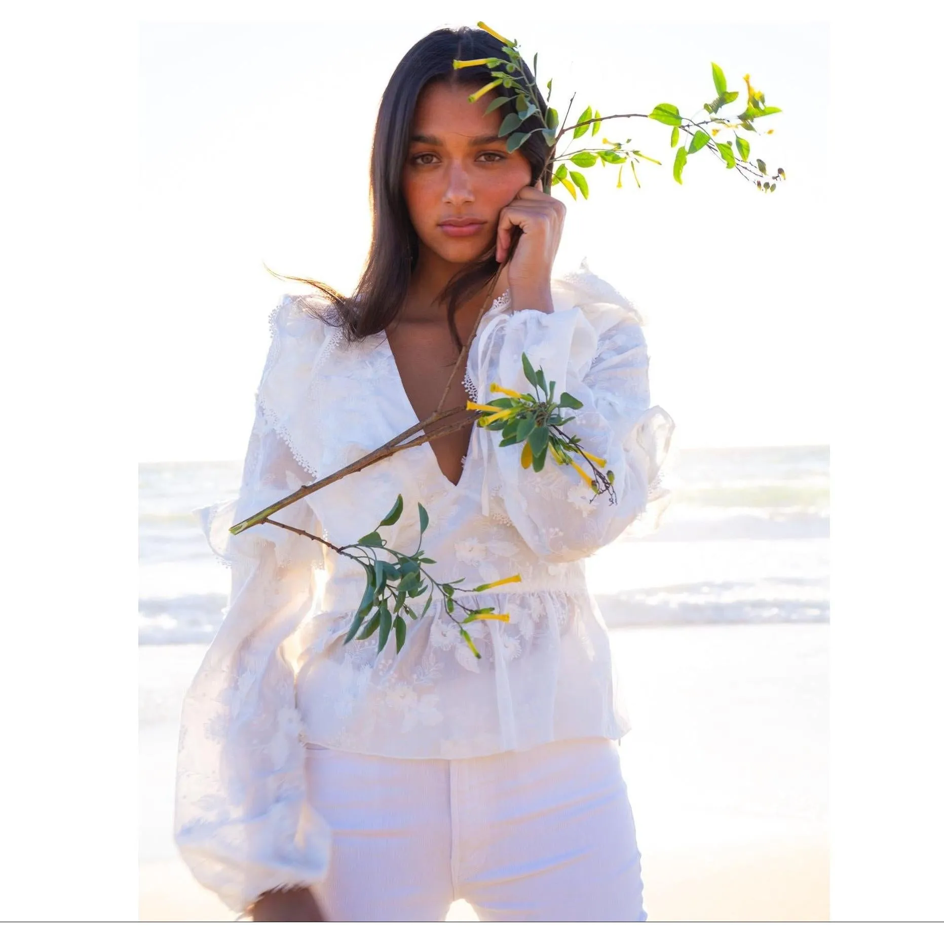 Frilly Top sold by Alicia Bell product image thumbnail 5