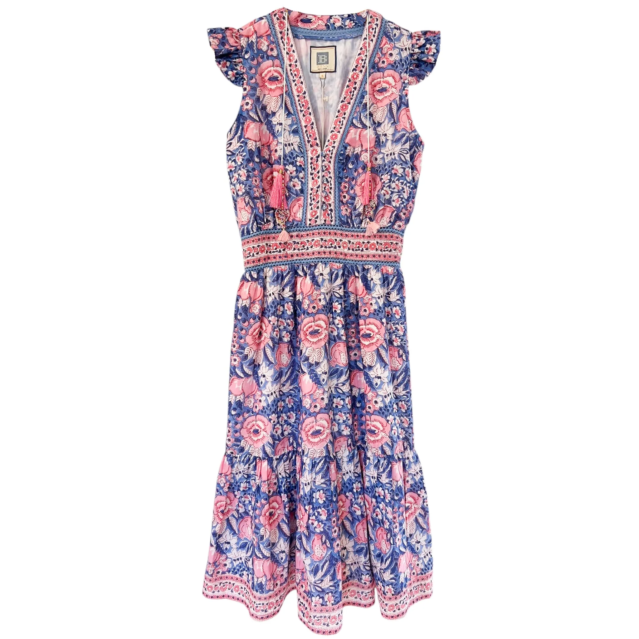 Annabelle Midi Dress- Cotton sold by Alicia Bell