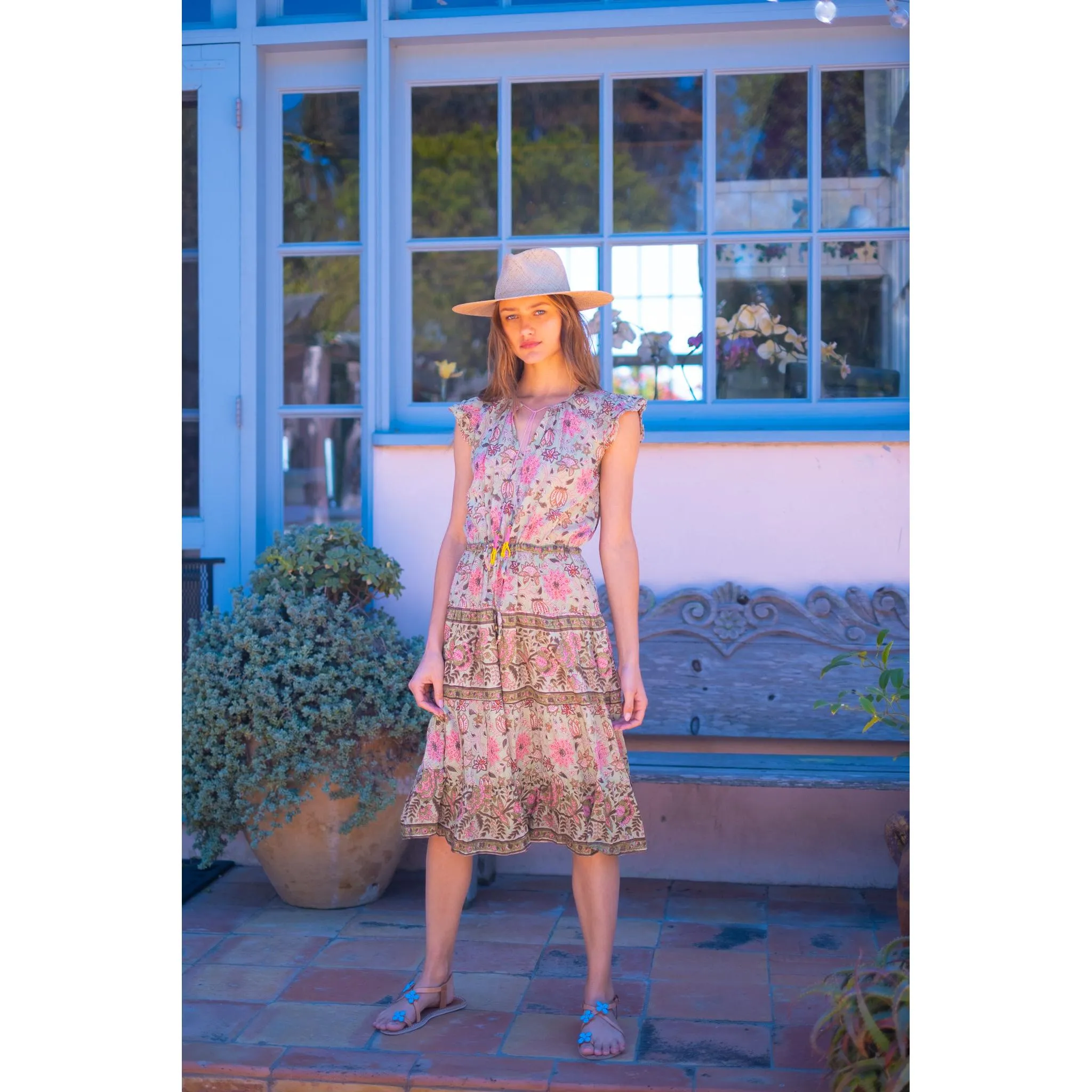 Leah Midi Dress sold by Alicia Bell product image thumbnail 4