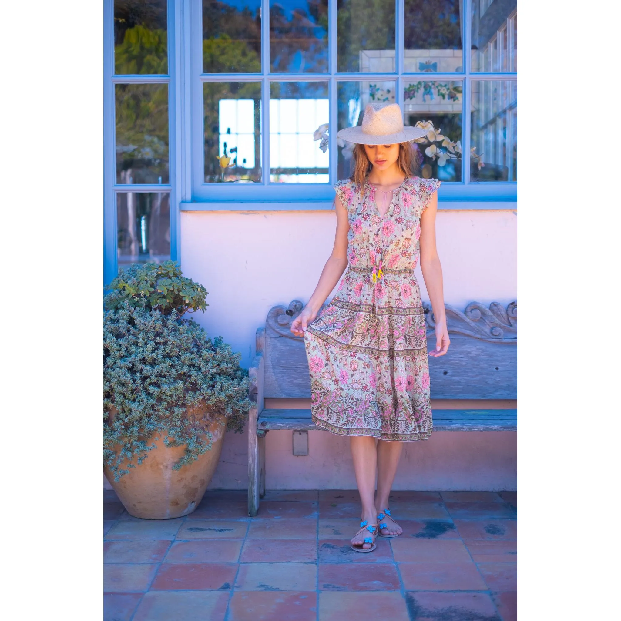 Leah Midi Dress sold by Alicia Bell product image thumbnail 3