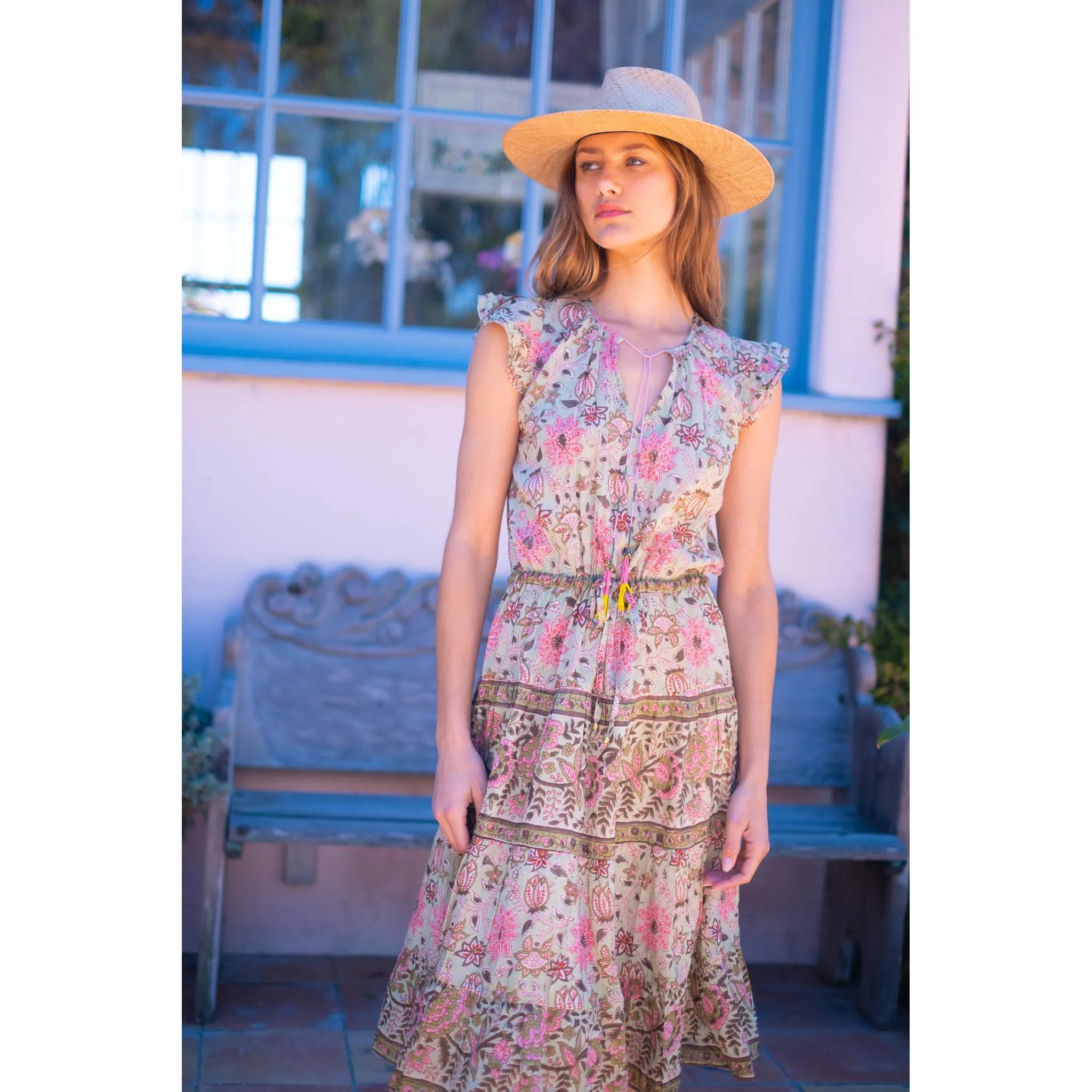 Leah Midi Dress sold by Alicia Bell product image thumbnail 5