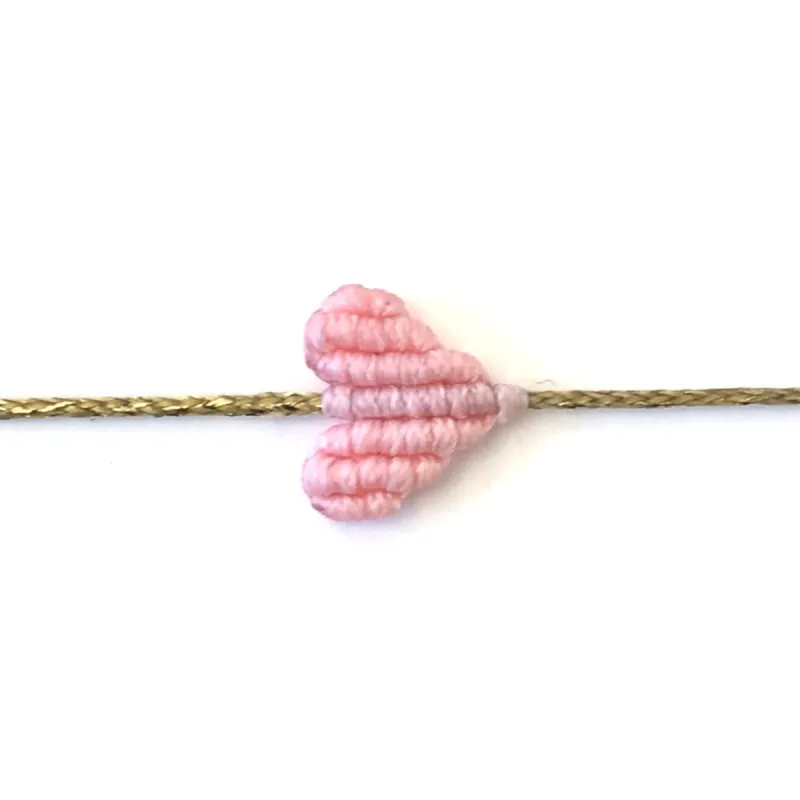 Mini Light Pink Heart Bracelet sold by Alicia Bell