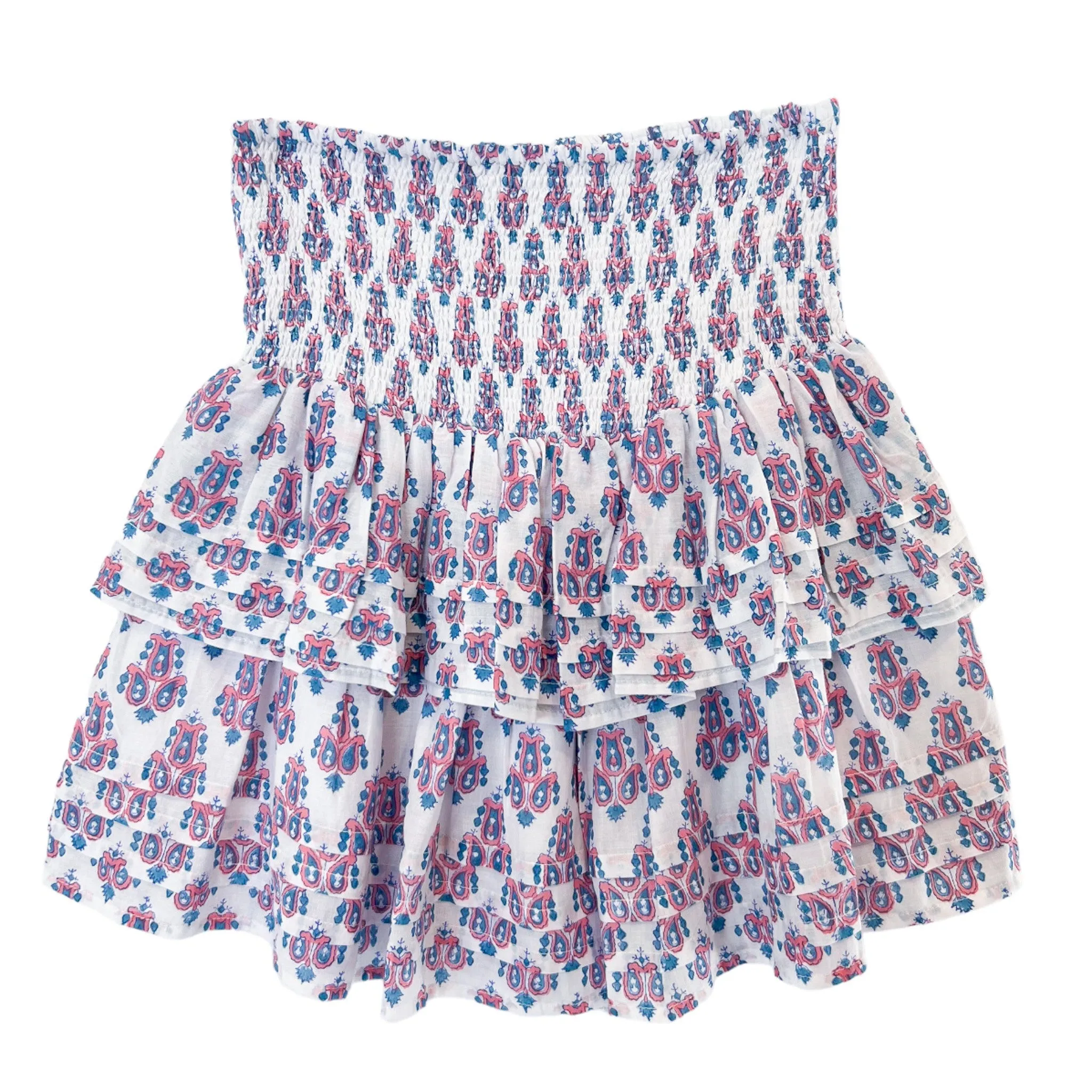 Pleated Smocked Mini Skirt sold by Alicia Bell