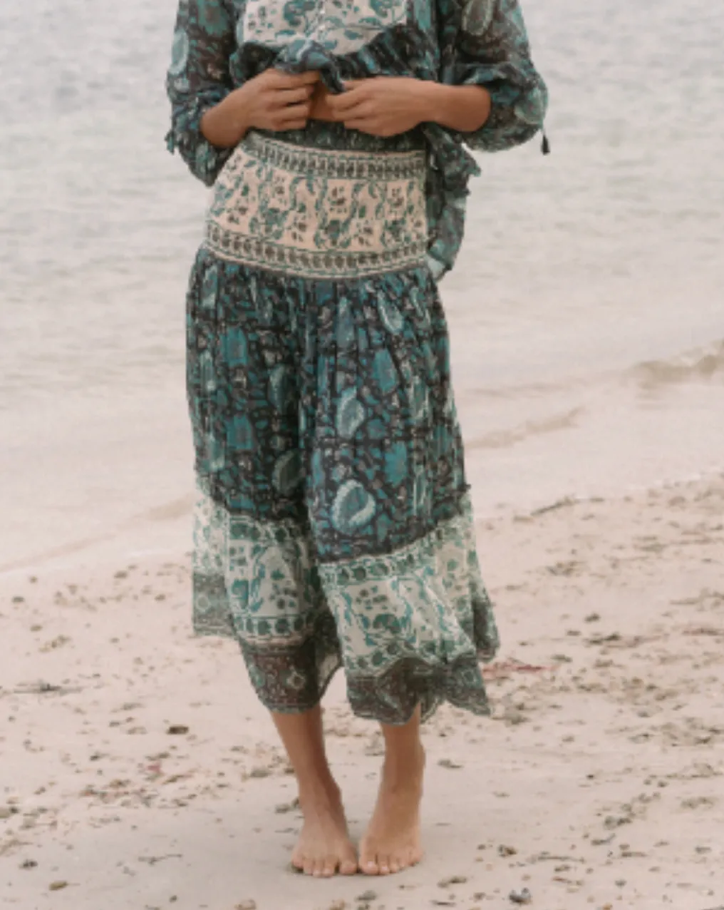 Old Fawn Maxi Skirt sold by Alicia Bell product image thumbnail 2