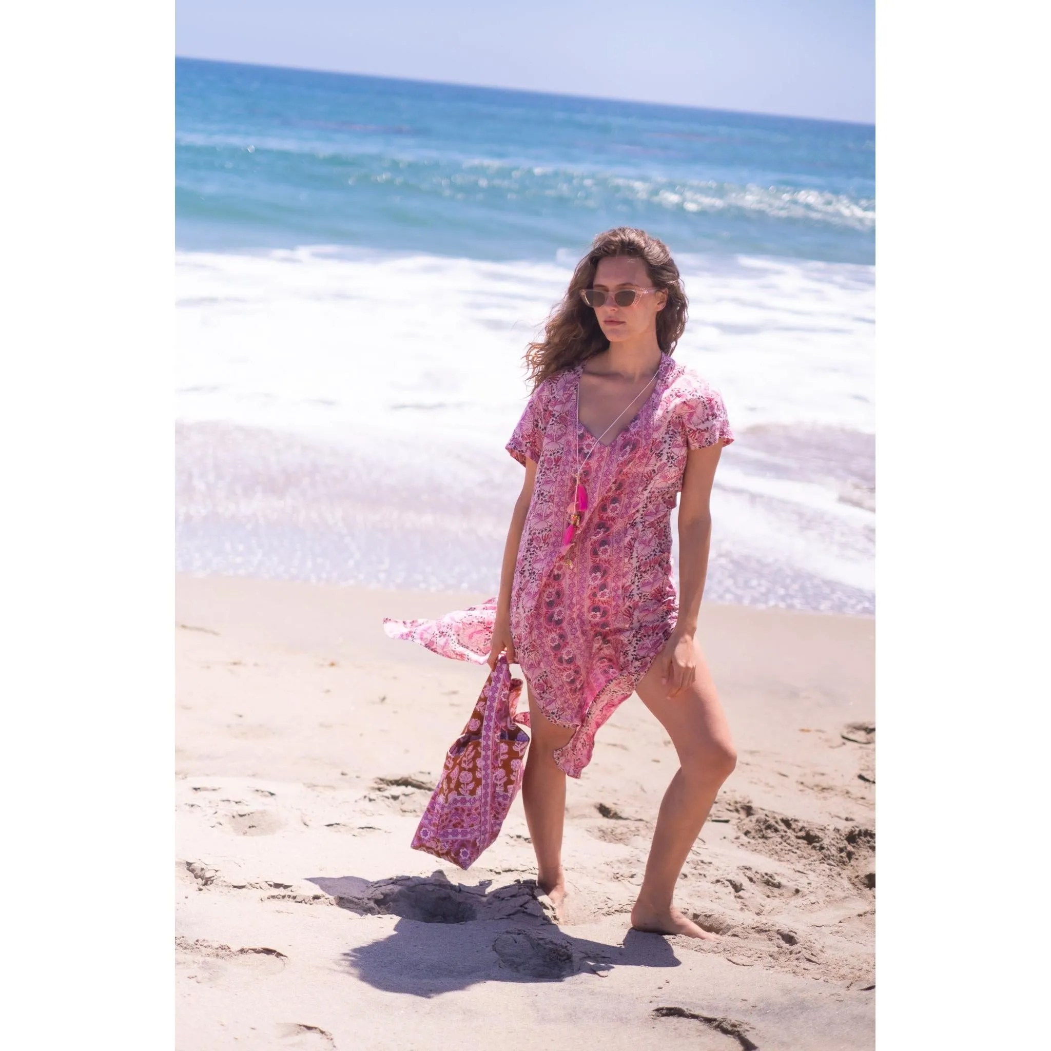 Kaftan Tunic Dress - Preorder sold by Alicia Bell product image thumbnail 4