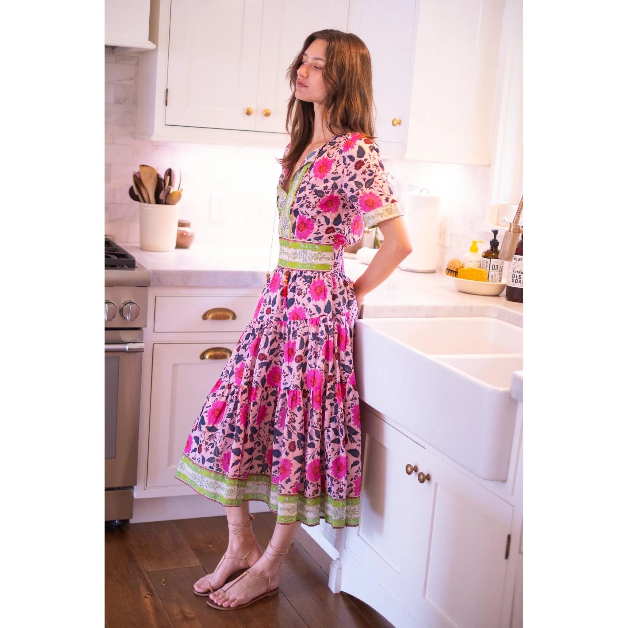 Bianca Midi Dress sold by Alicia Bell product image thumbnail 3