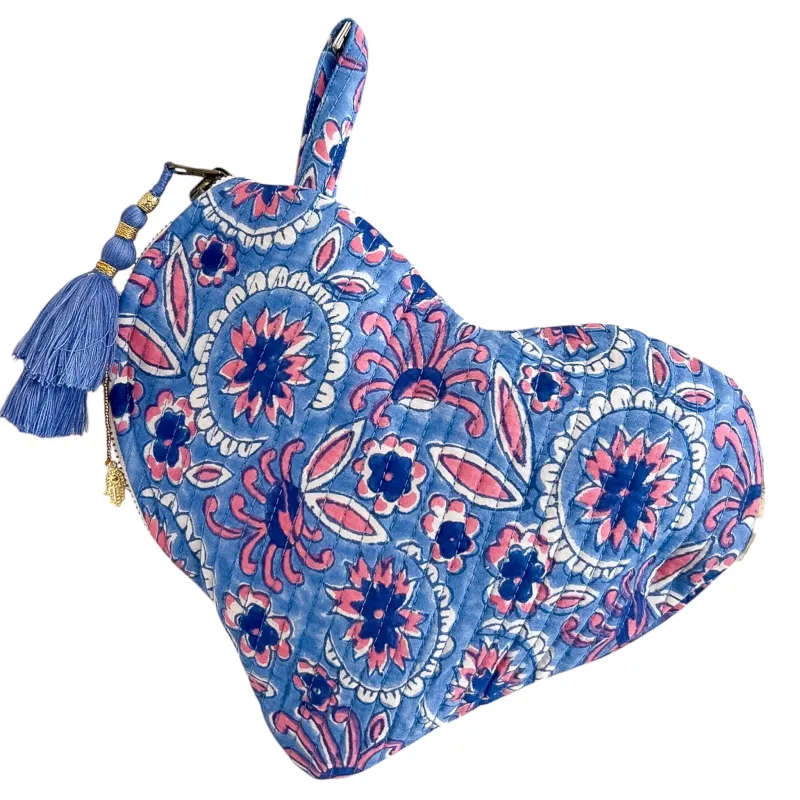 Quilted Heart Pouch made by Alicia Bell
