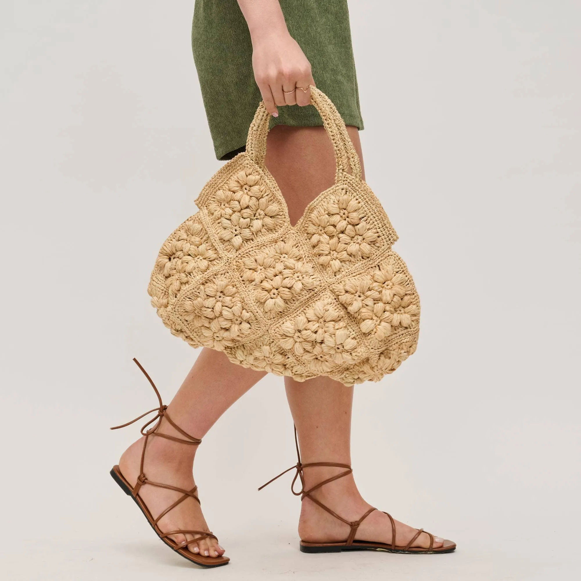 Beth Tote: Natural sold by Alicia Bell product image thumbnail 2
