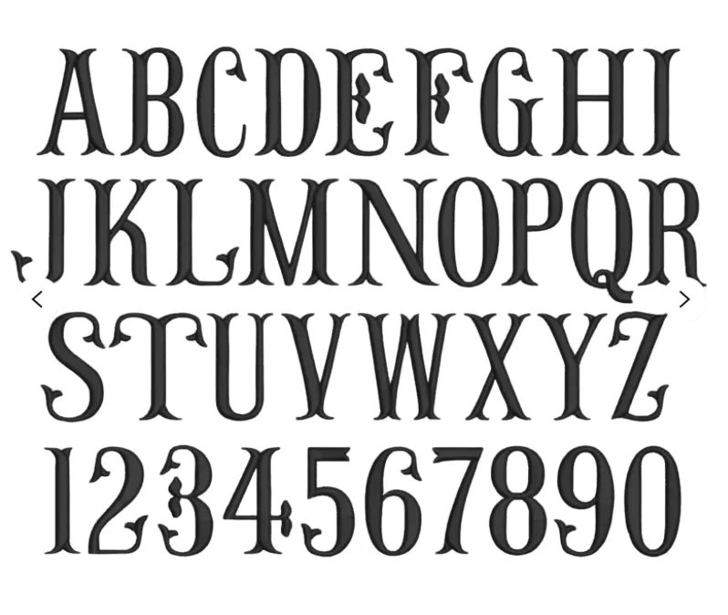 Fishtail Monogram sold by Alicia Bell product image thumbnail 4