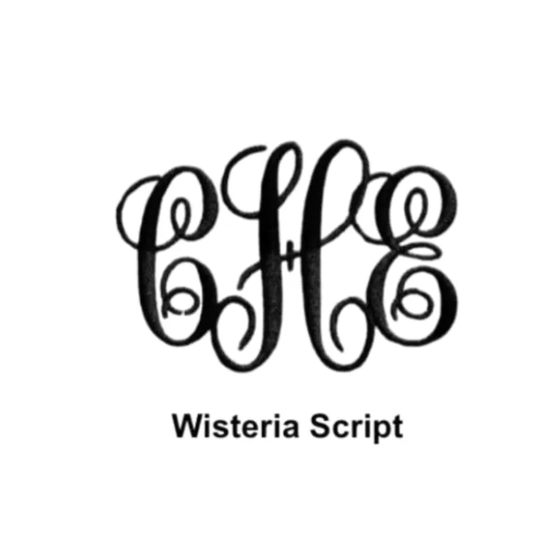 Wisteria Script Monogram sold by Alicia Bell