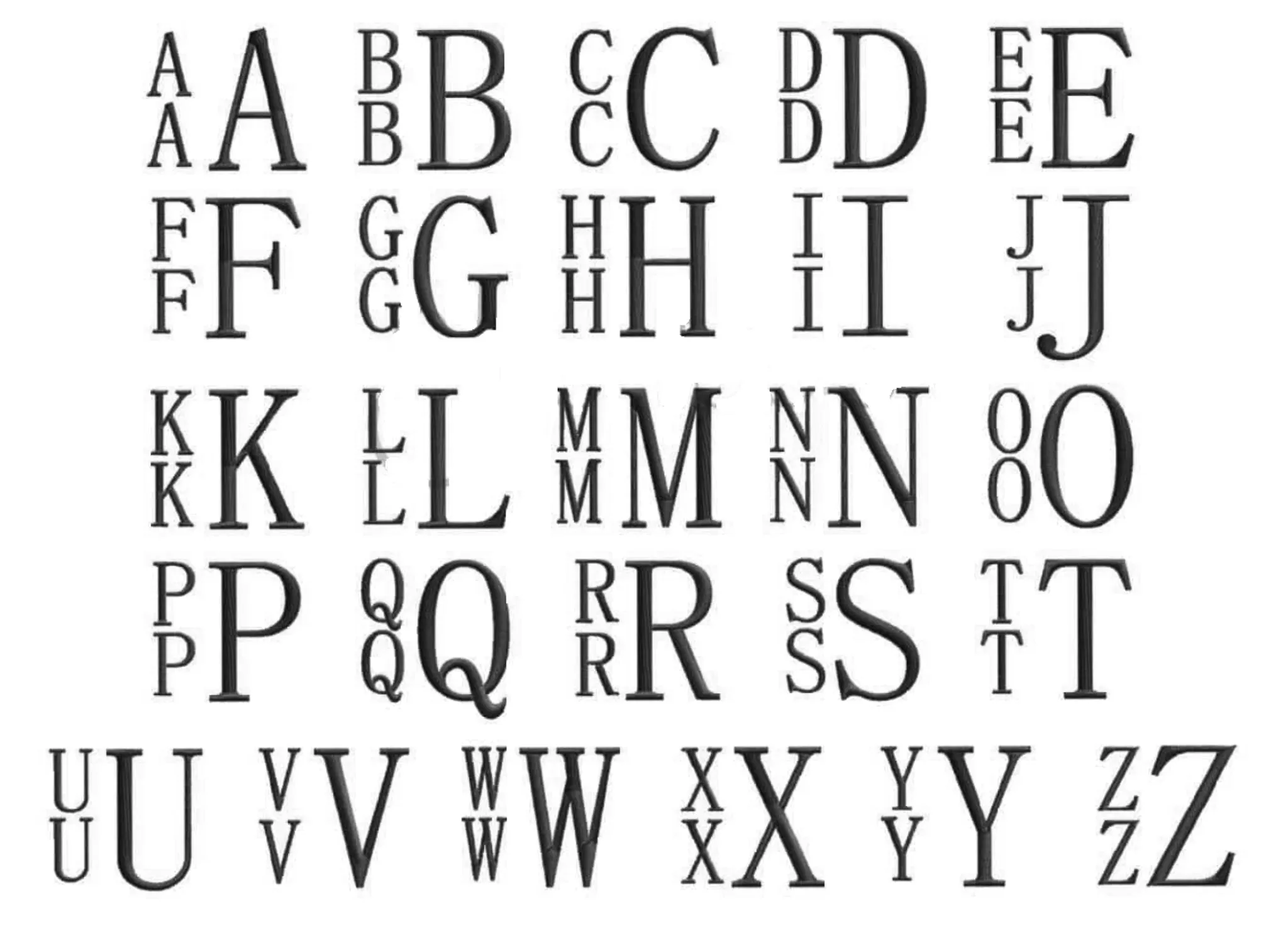 Hamptons Script Monogram sold by Alicia Bell product image thumbnail 4