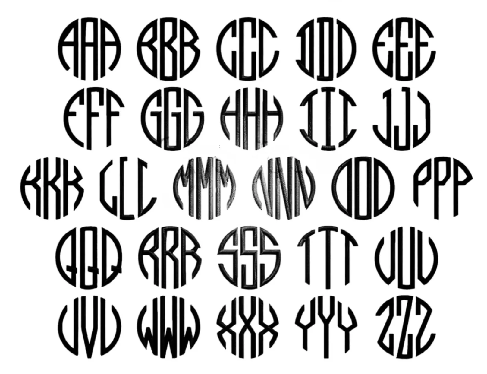 Devine Deco Monogram sold by Alicia Bell product image thumbnail 4