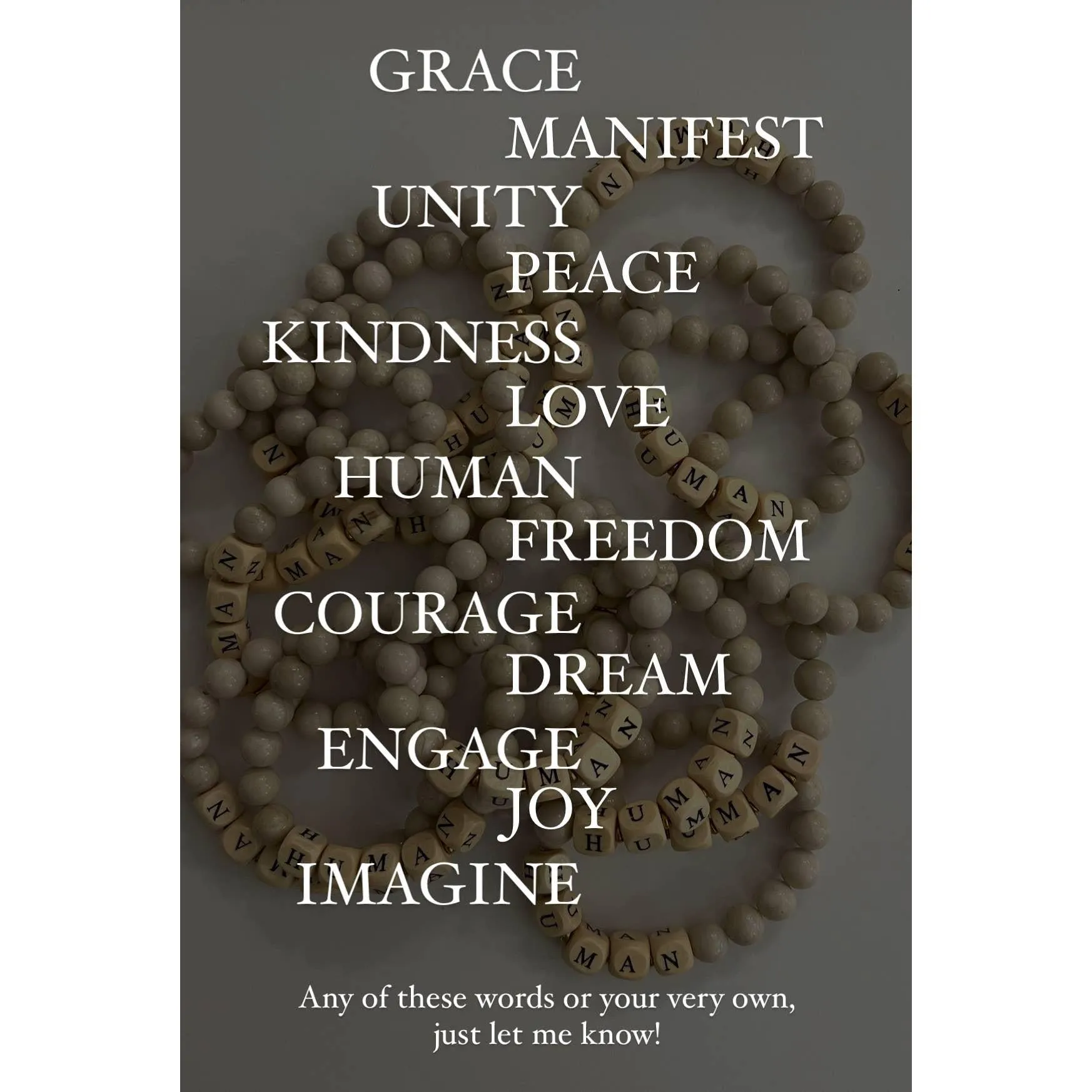 Message Bracelets: Dream sold by Alicia Bell product image thumbnail 3
