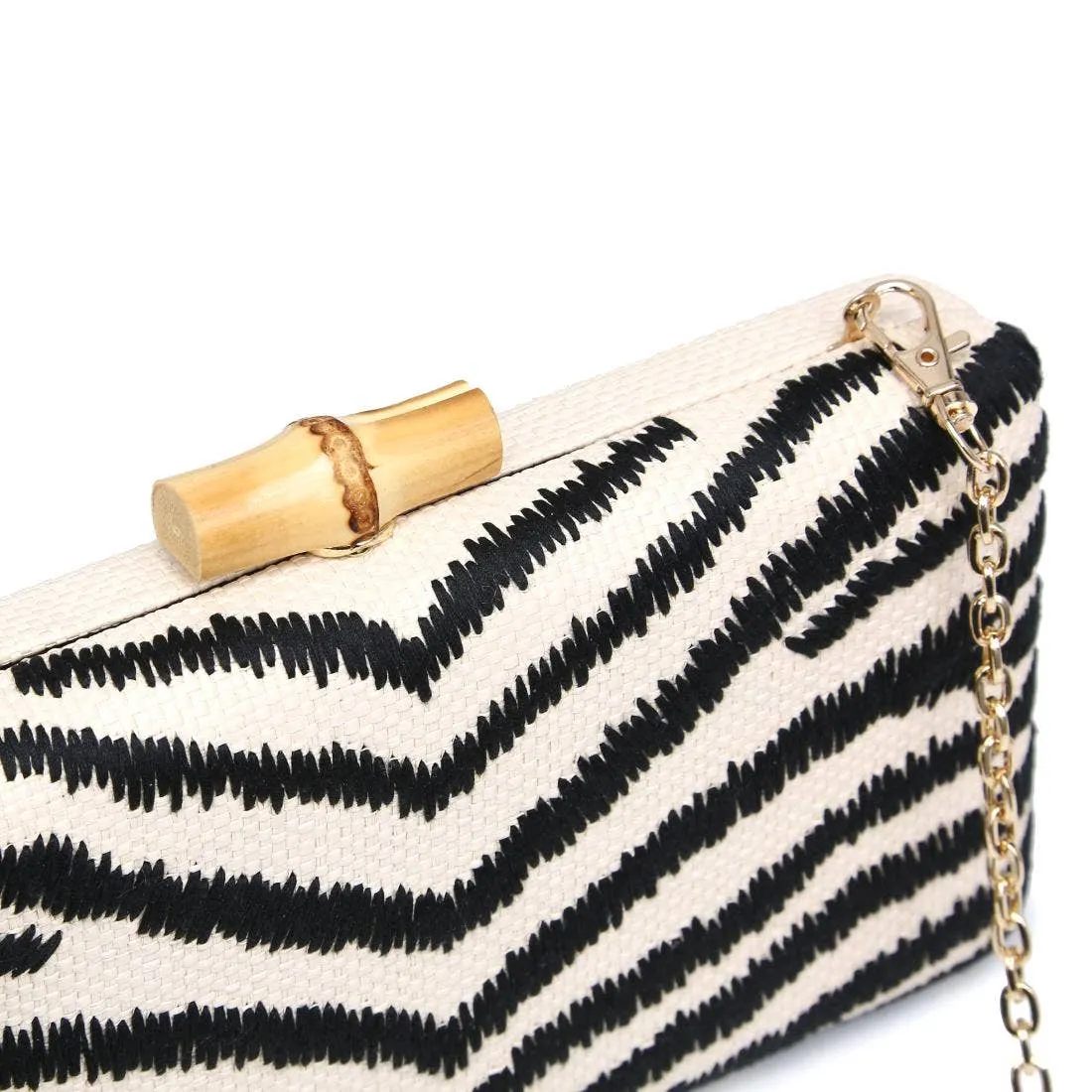 Dorit Evening Bag: Black Natural sold by Alicia Bell product image thumbnail 4