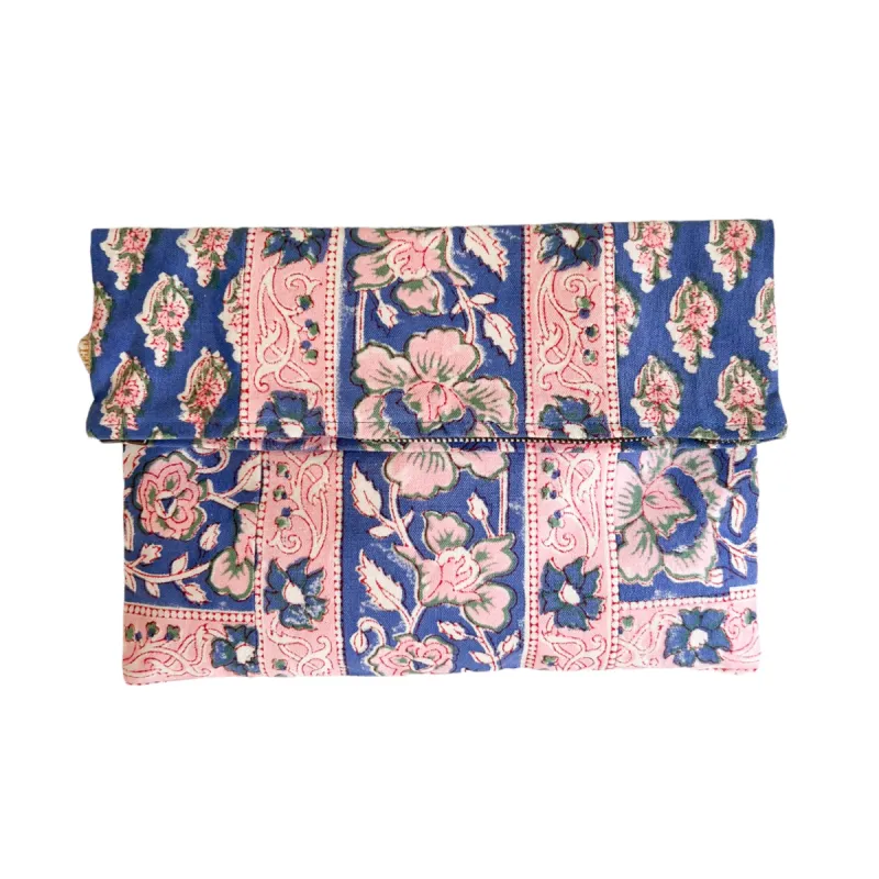 Fold Over Cross Zipper Pouch sold by Alicia Bell