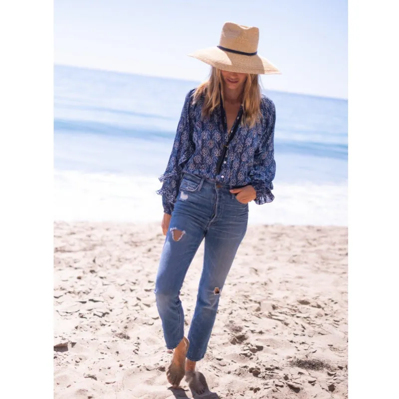 Indigo Callie Blouse sold by Alicia Bell