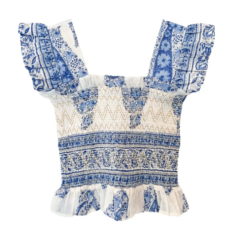 Smocked Ruffle top sold by Alicia Bell