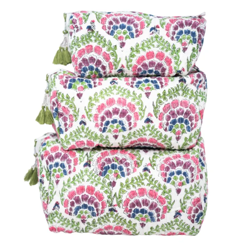 3 Piece Cosmetic Bag- Rainbow sold by Alicia Bell