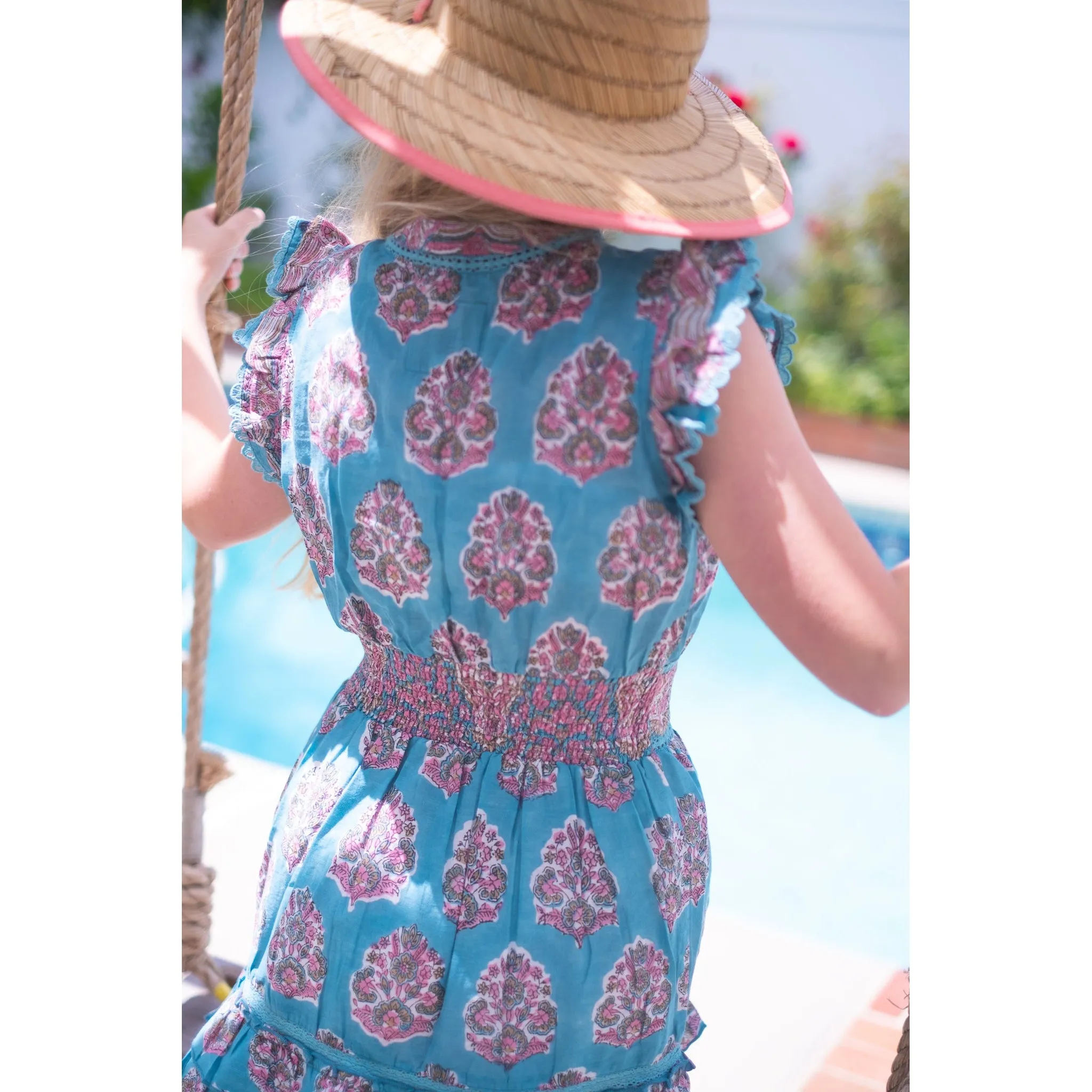 Teal Lisa Dress sold by Alicia Bell product image thumbnail 5