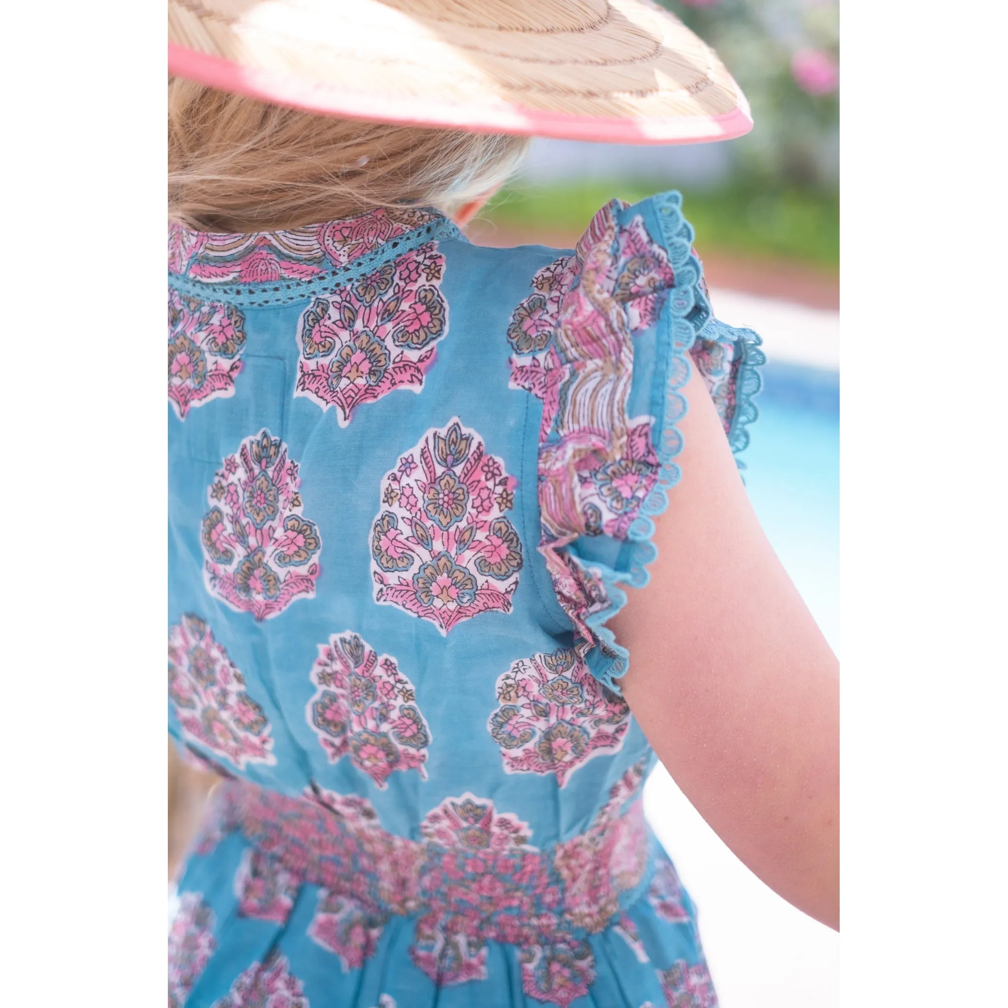 Teal Lisa Dress sold by Alicia Bell product image thumbnail 4